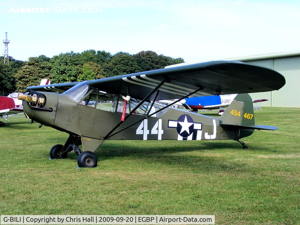 G-BILI, 1948 Piper L-4J Grasshopper (J3C-65D) C/N 13207, Privately owned