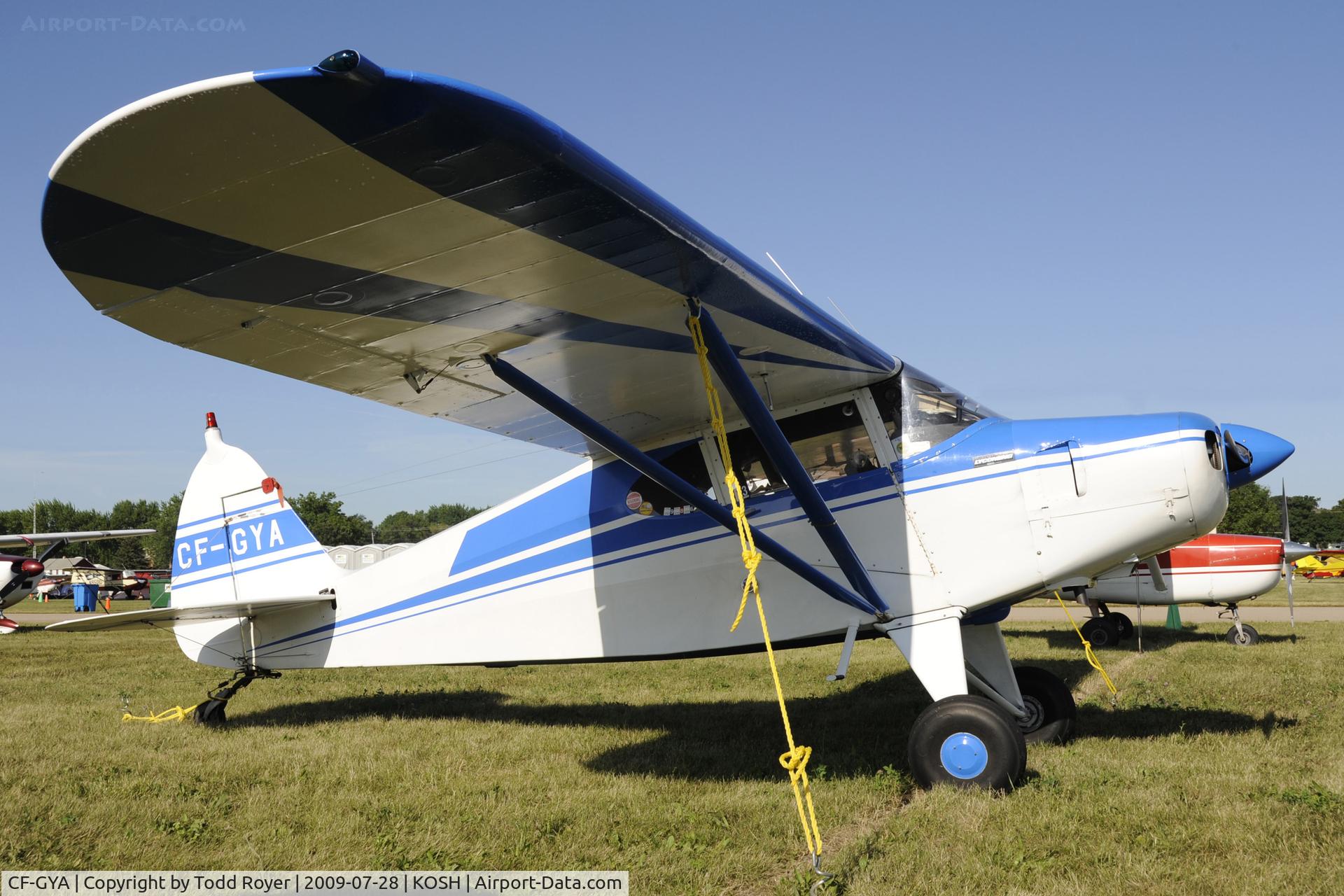 CF-GYA, 1950 Piper PA-20-115 Pacer C/N 20 434, Oshkosh EAA Fly-in 2009