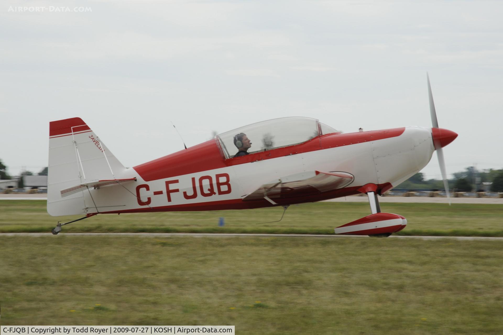 C-FJQB, 2007 Javelin Javelin C/N RA301, Taxi for departure
