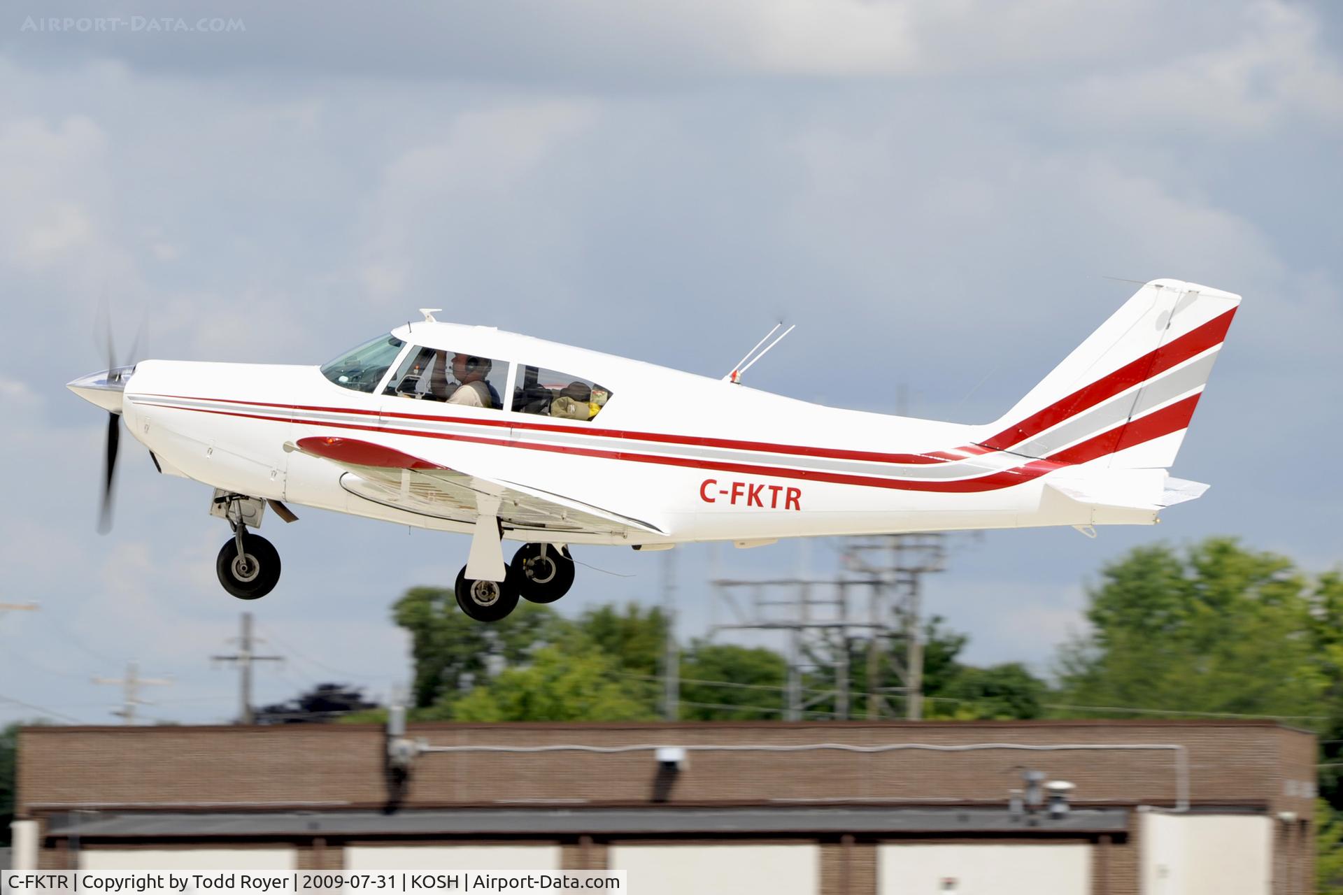 C-FKTR, 1958 Piper PA-24-250 Comanche Comanche C/N 24-361, Departing OSH on 27