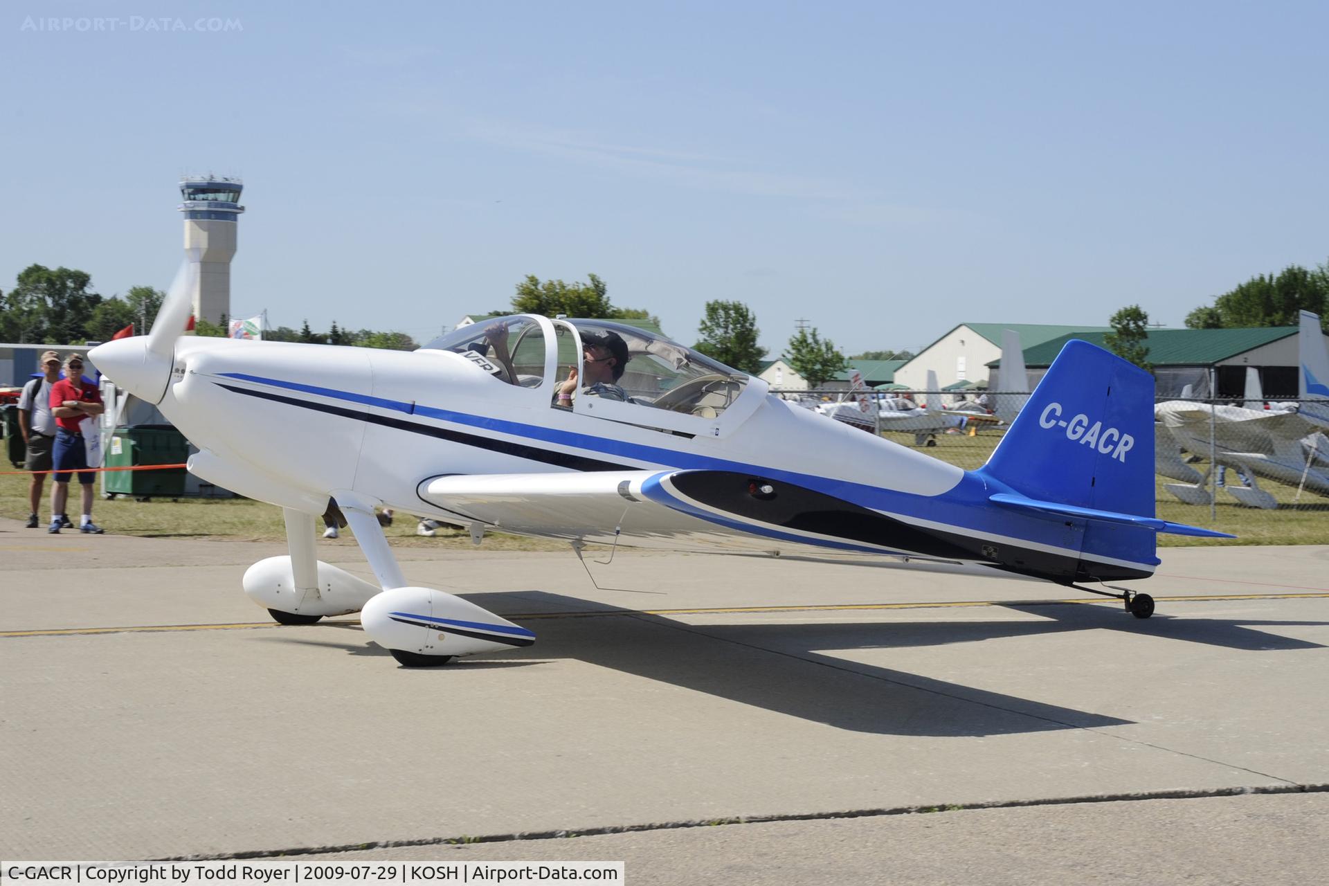 C-GACR, 2002 Vans RV-6 C/N 23490, Taxi for departure