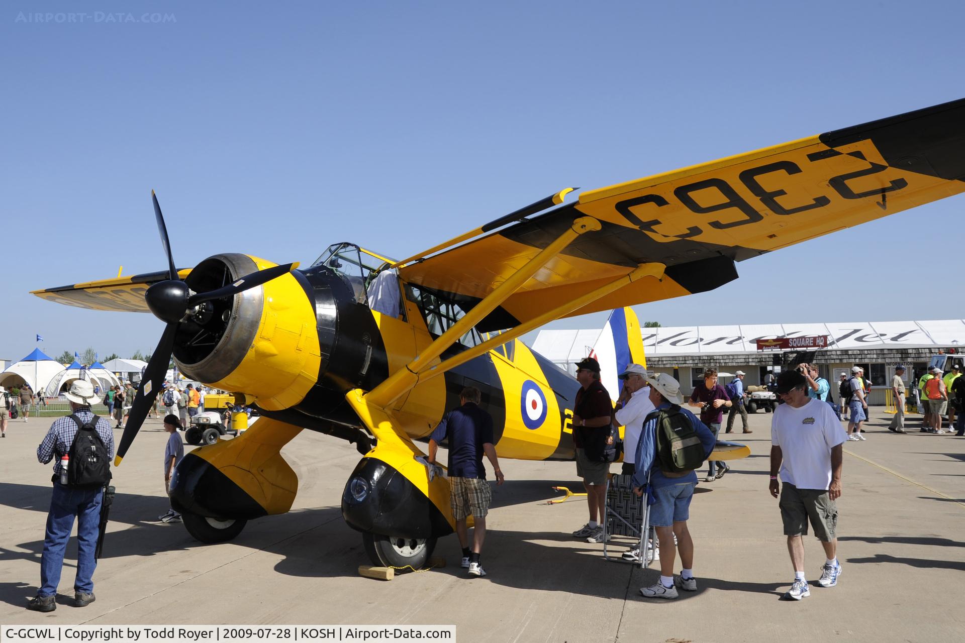 C-GCWL, 1942 Westland Lysander IIIA C/N 1202, Oshkosh EAA Fly-in 2009