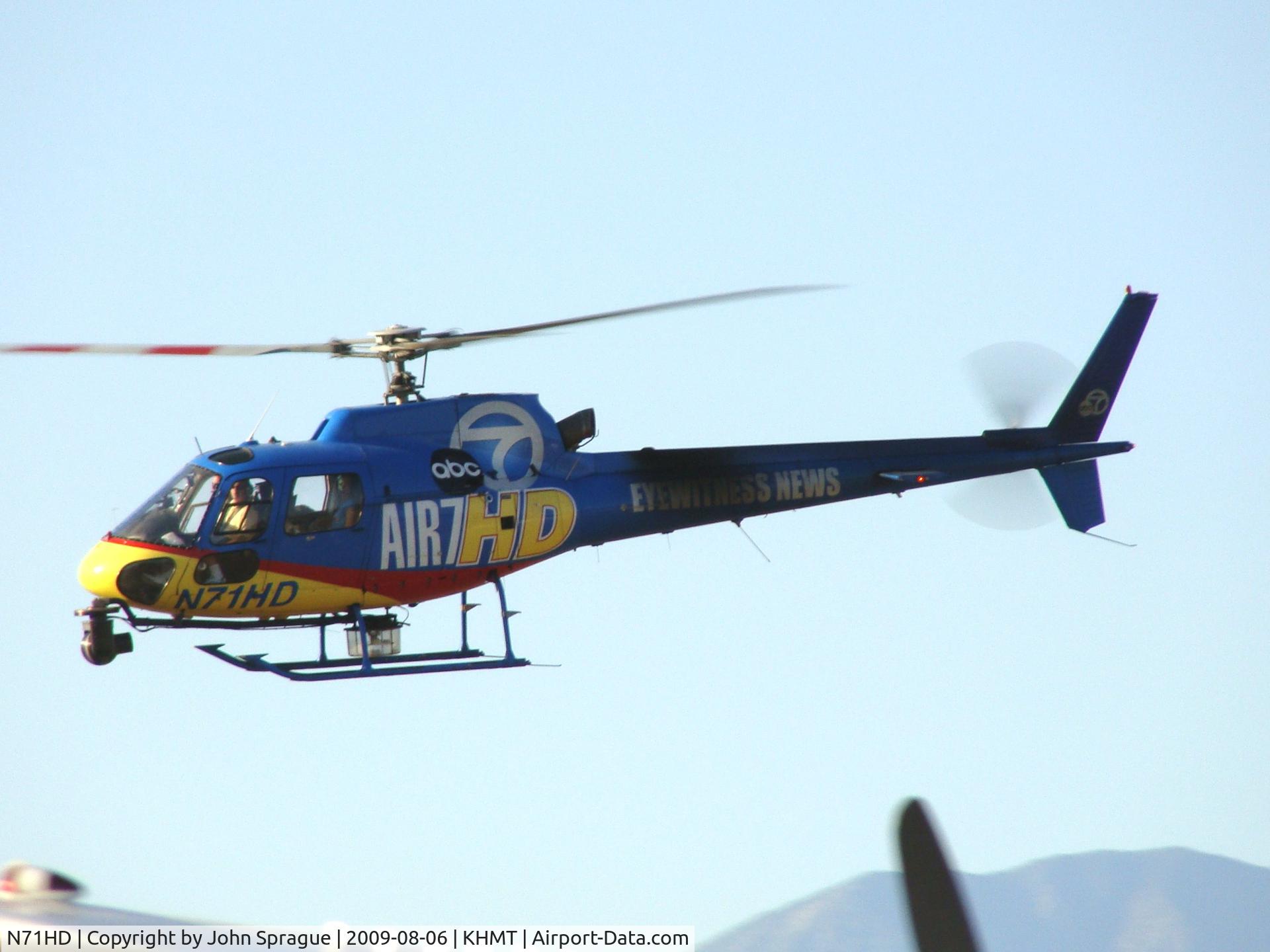 N71HD, 2004 Eurocopter AS-350B-2 Ecureuil Ecureuil C/N 3849, Air7HD at KHMT