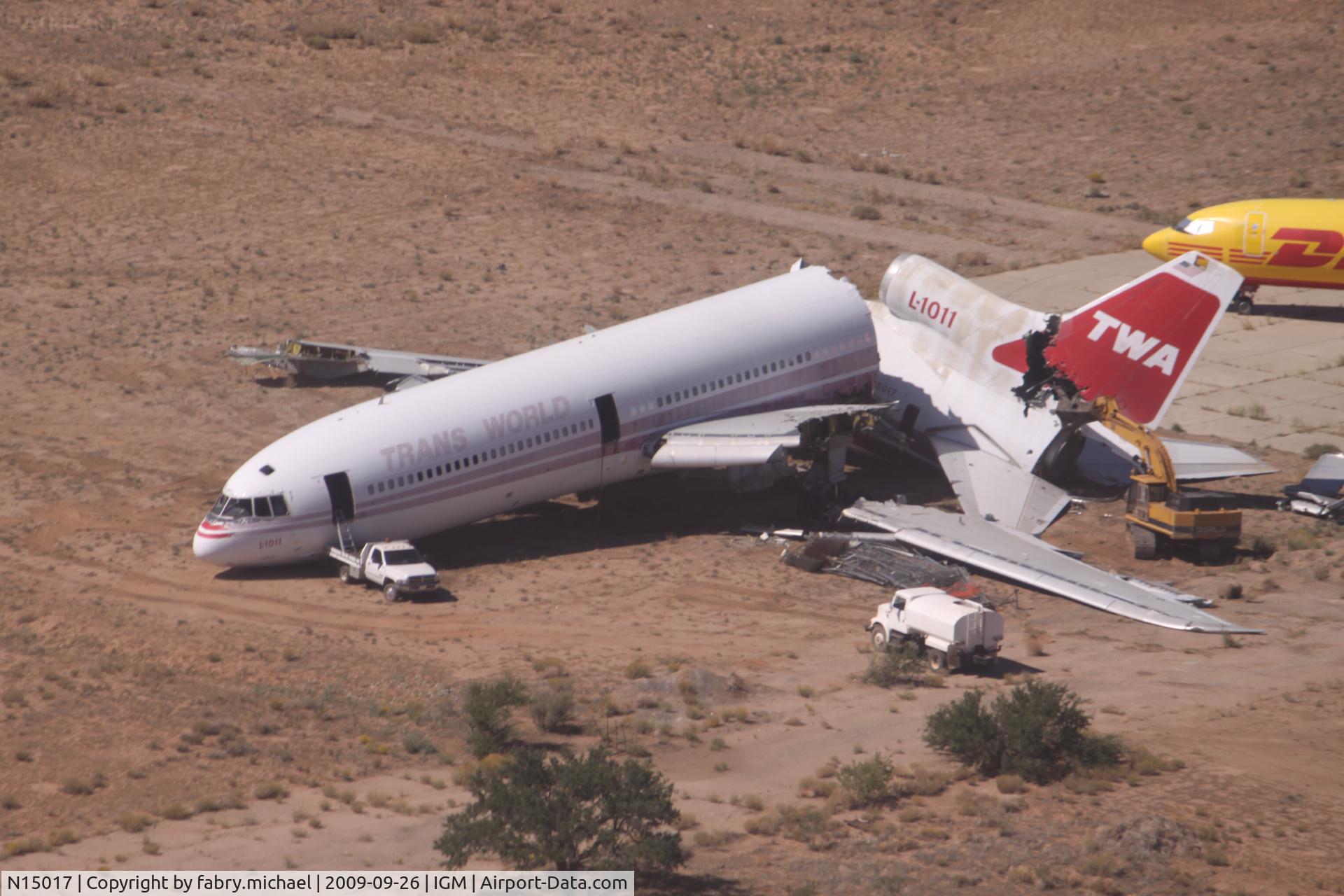 N15017, Lockheed L-1011-385-1 TriStar 1 C/N 193B-1063, Sadly this piece of American history is being scrapped