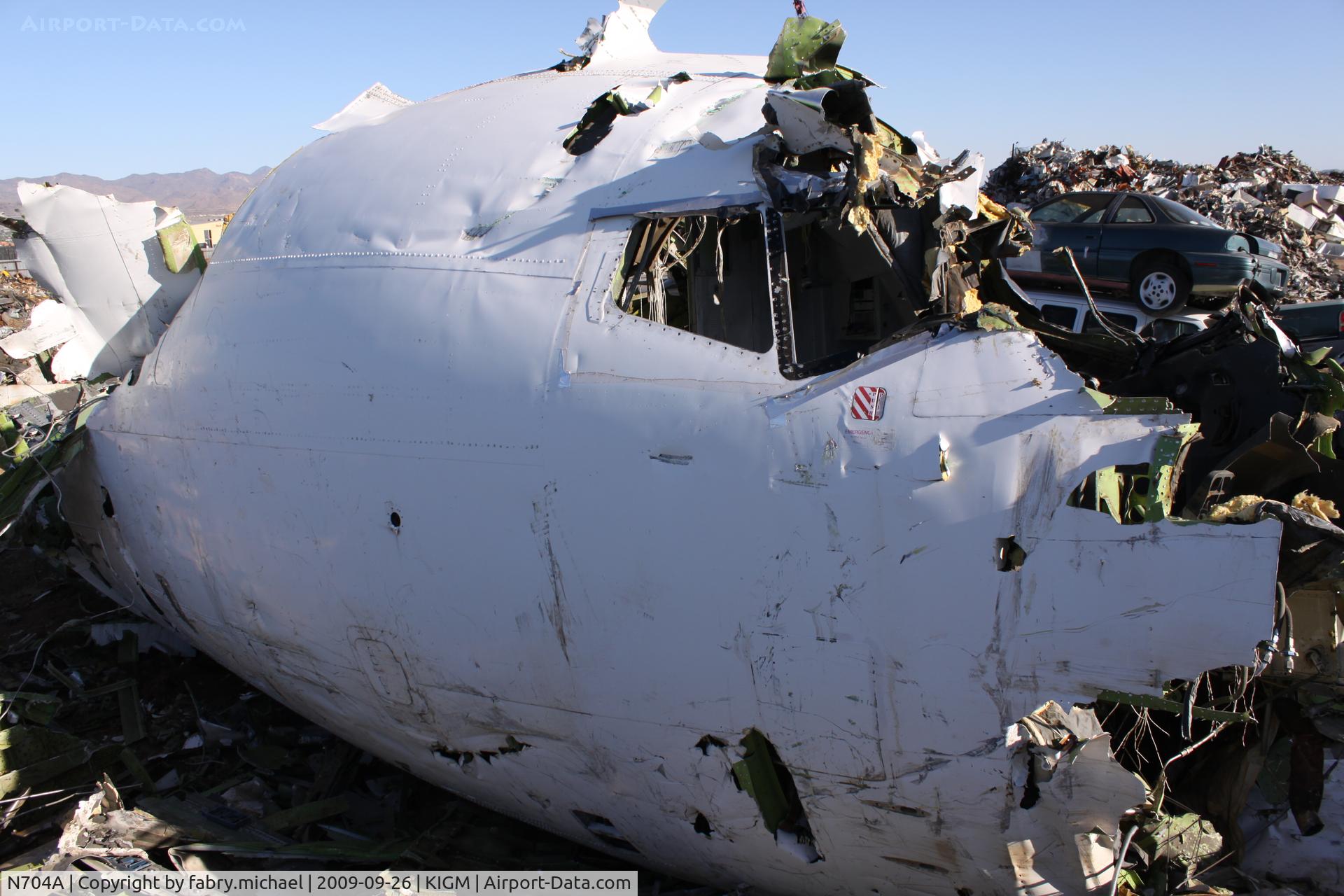 N704A, 1967 Boeing 727-173C C/N 19504, What is left of it anyway