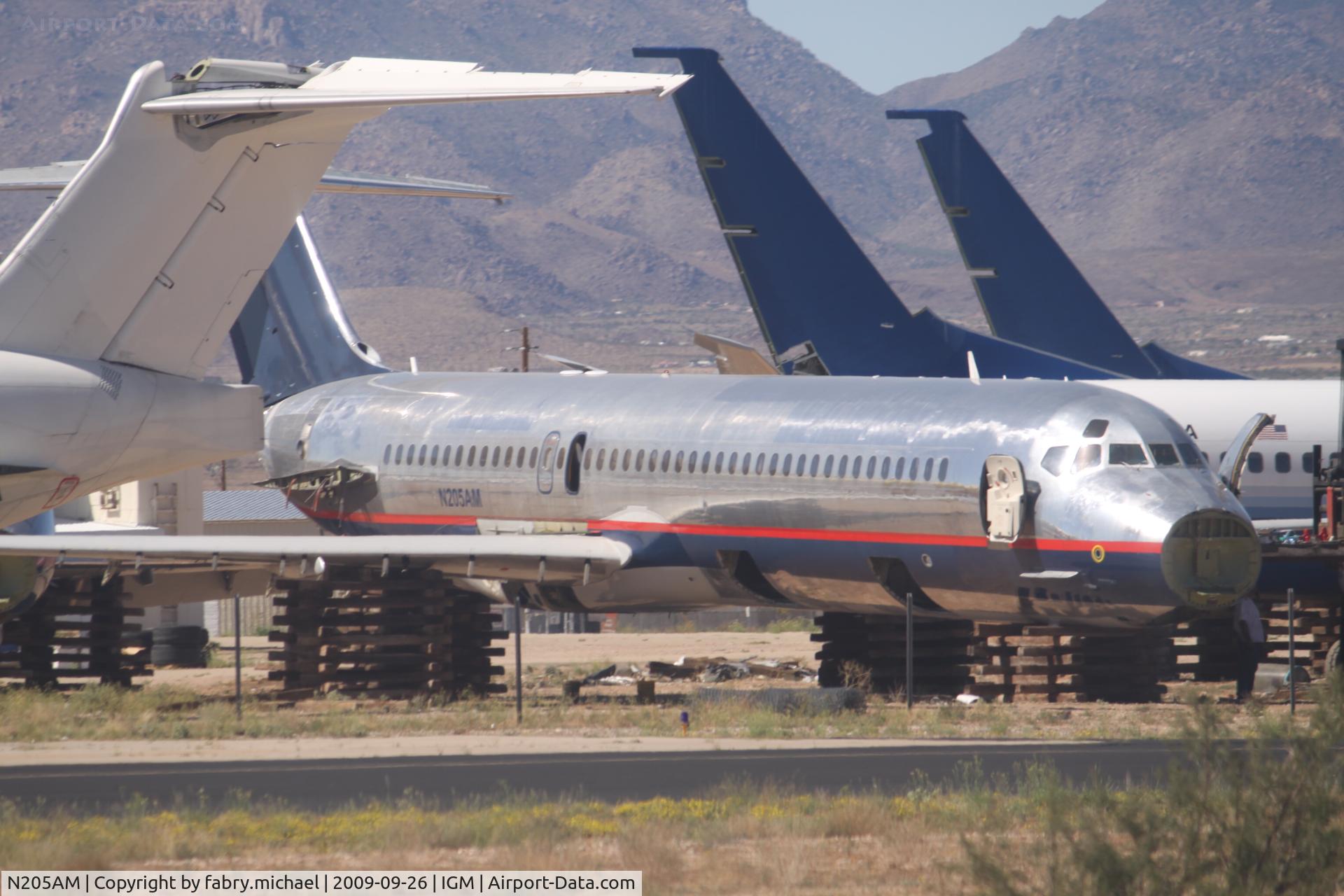 N205AM, 1988 McDonnell Douglas MD-87 (DC-9-87) C/N 49405, Pretty young aircraft to die here (1988)