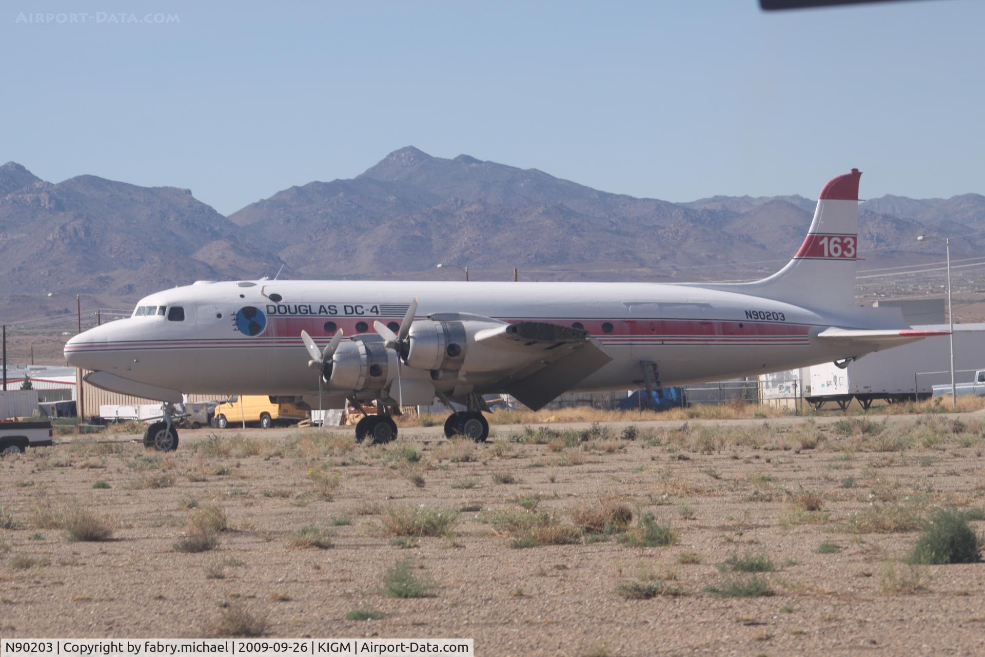 N90203, 1945 Douglas C-54G Skymaster C/N 35934, Slowly deteriorating in the sun