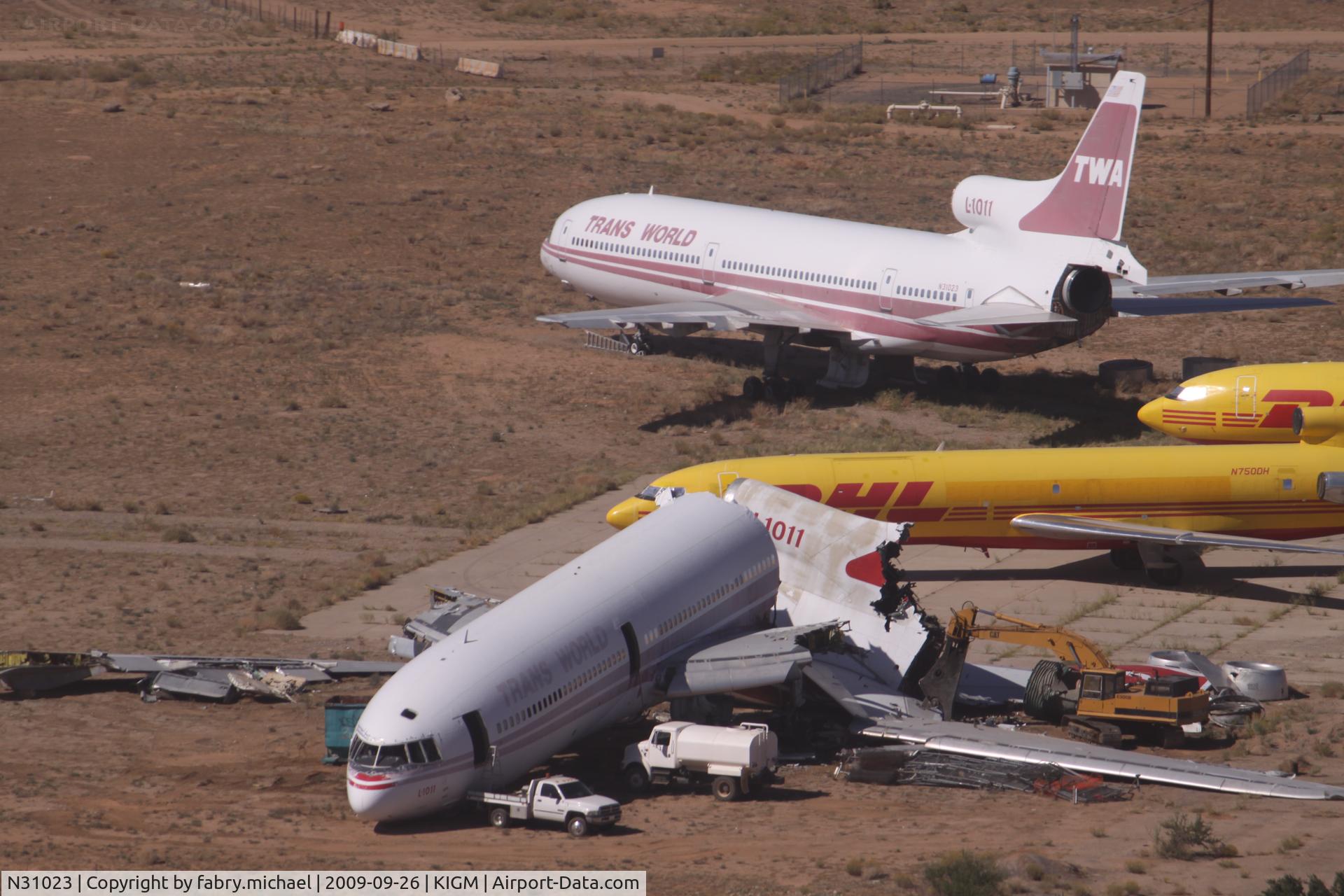 N31023, 1974 Lockheed L-1011-385-1 TriStar 50 C/N 193B-1080, Hope sister will survive. This is the last surviving TWA L1011