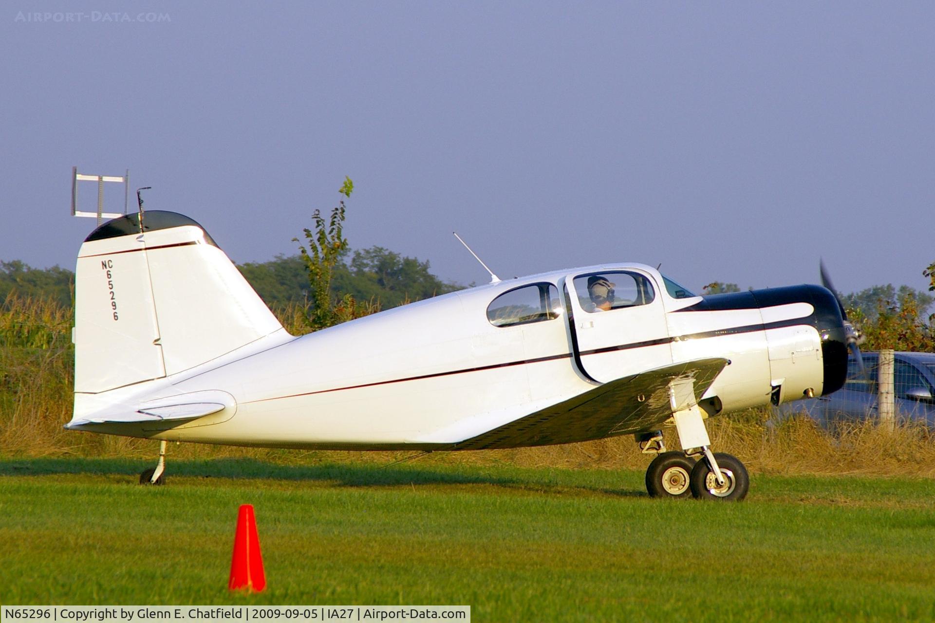 N65296, 1940 Harlow PJC-2 C/N 7, At the Antique Airplane Association Fly In.