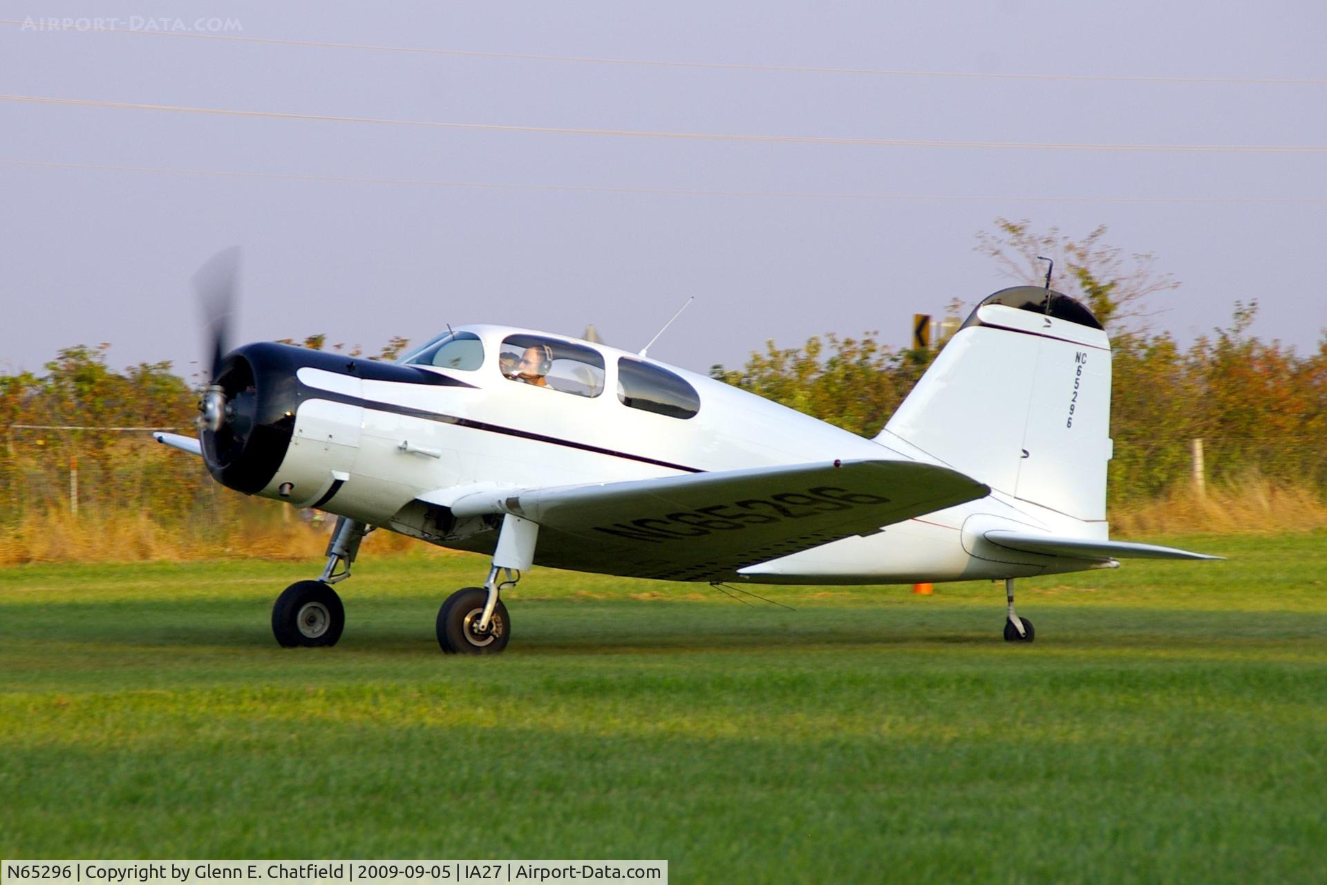 N65296, 1940 Harlow PJC-2 C/N 7, At the Antique Airplane Association Fly In.