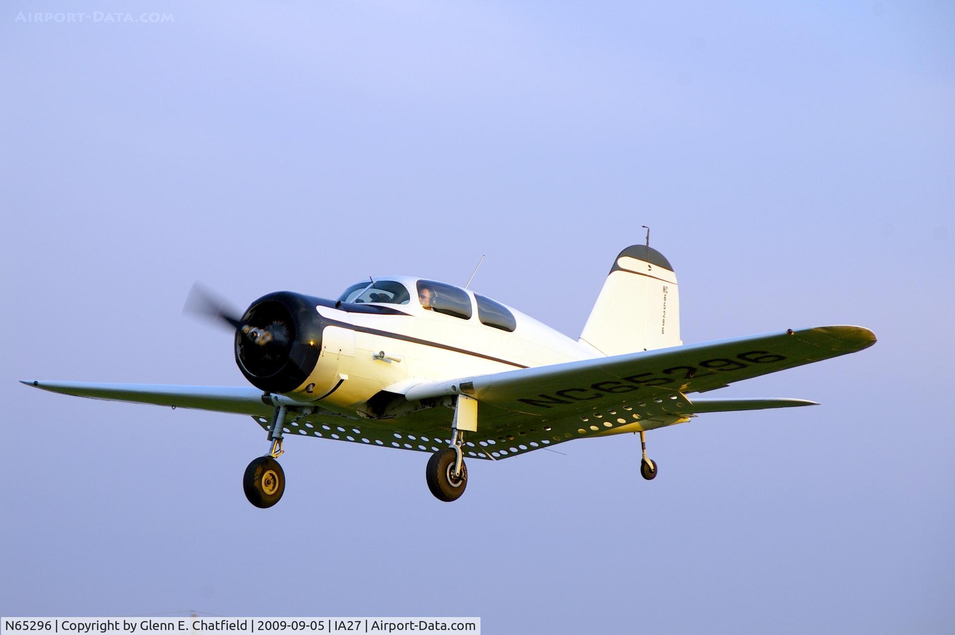 N65296, 1940 Harlow PJC-2 C/N 7, At the Antique Airplane Association Fly In.