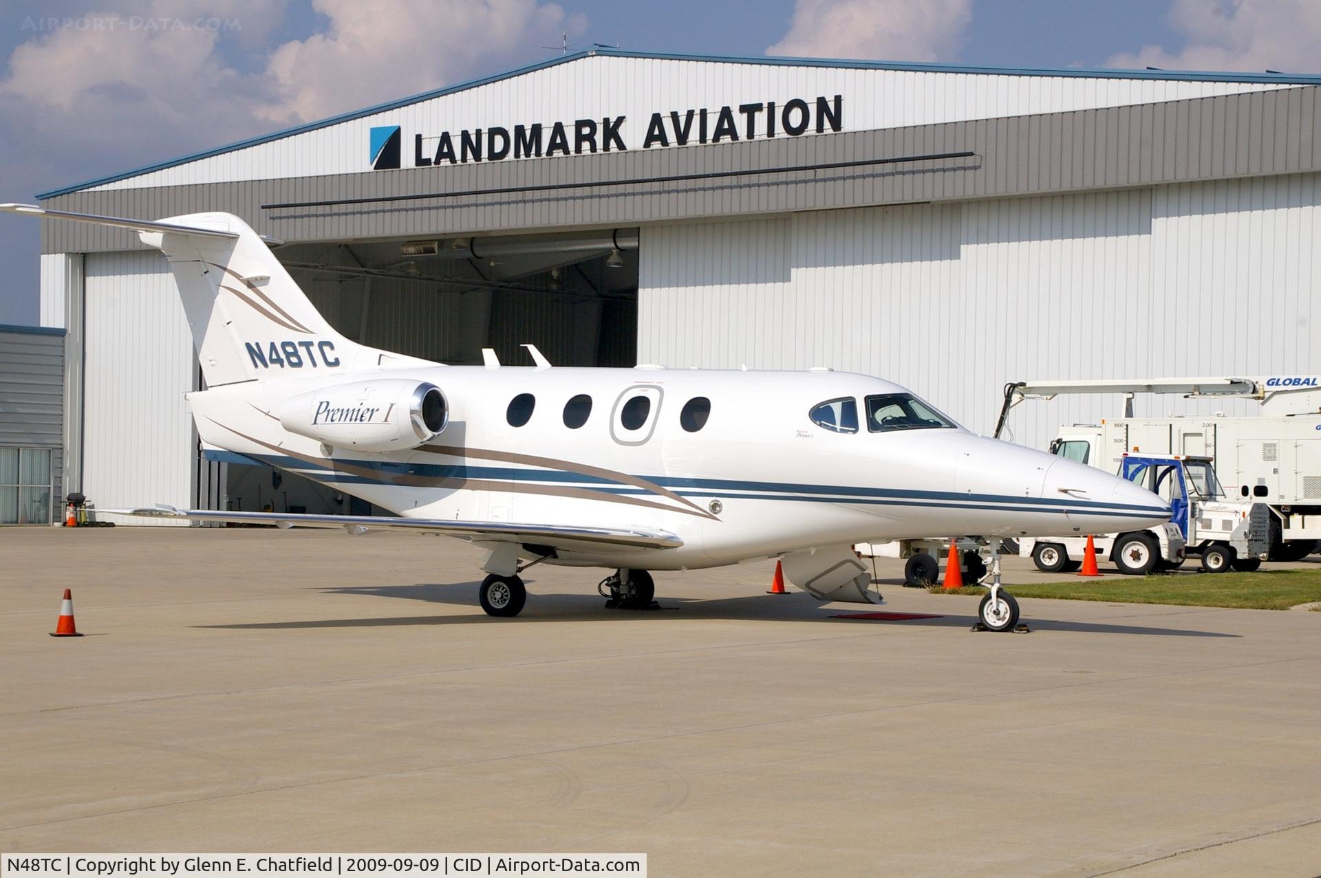 N48TC, Raytheon Aircraft Company 390 C/N RB-13, In front of Landmark FBO