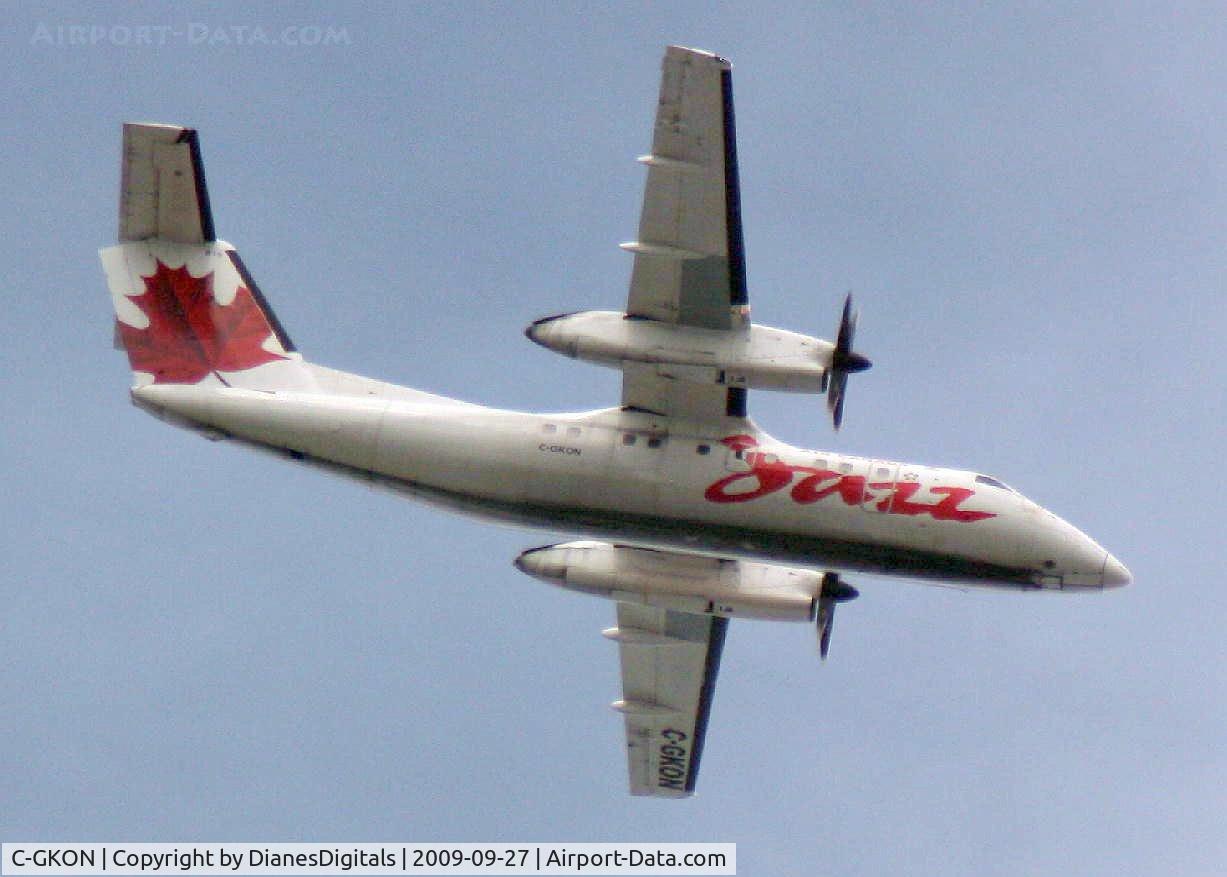 C-GKON, 1988 De Havilland Canada DHC-8-102 Dash 8 C/N 130, Vaughan ON