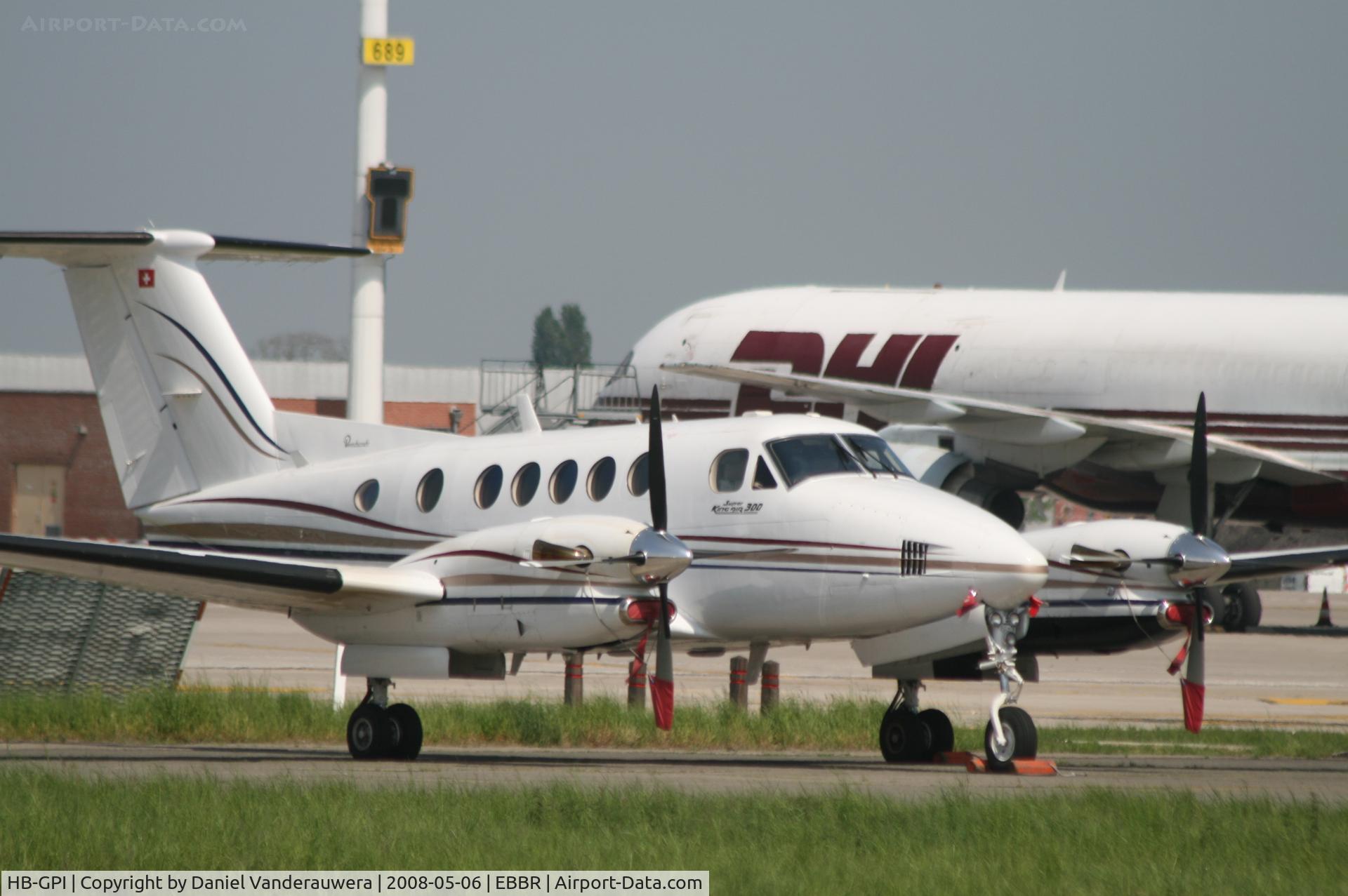 HB-GPI, 1992 Beech 300LW Super King Air C/N FA-220, parked on General Aviation apron