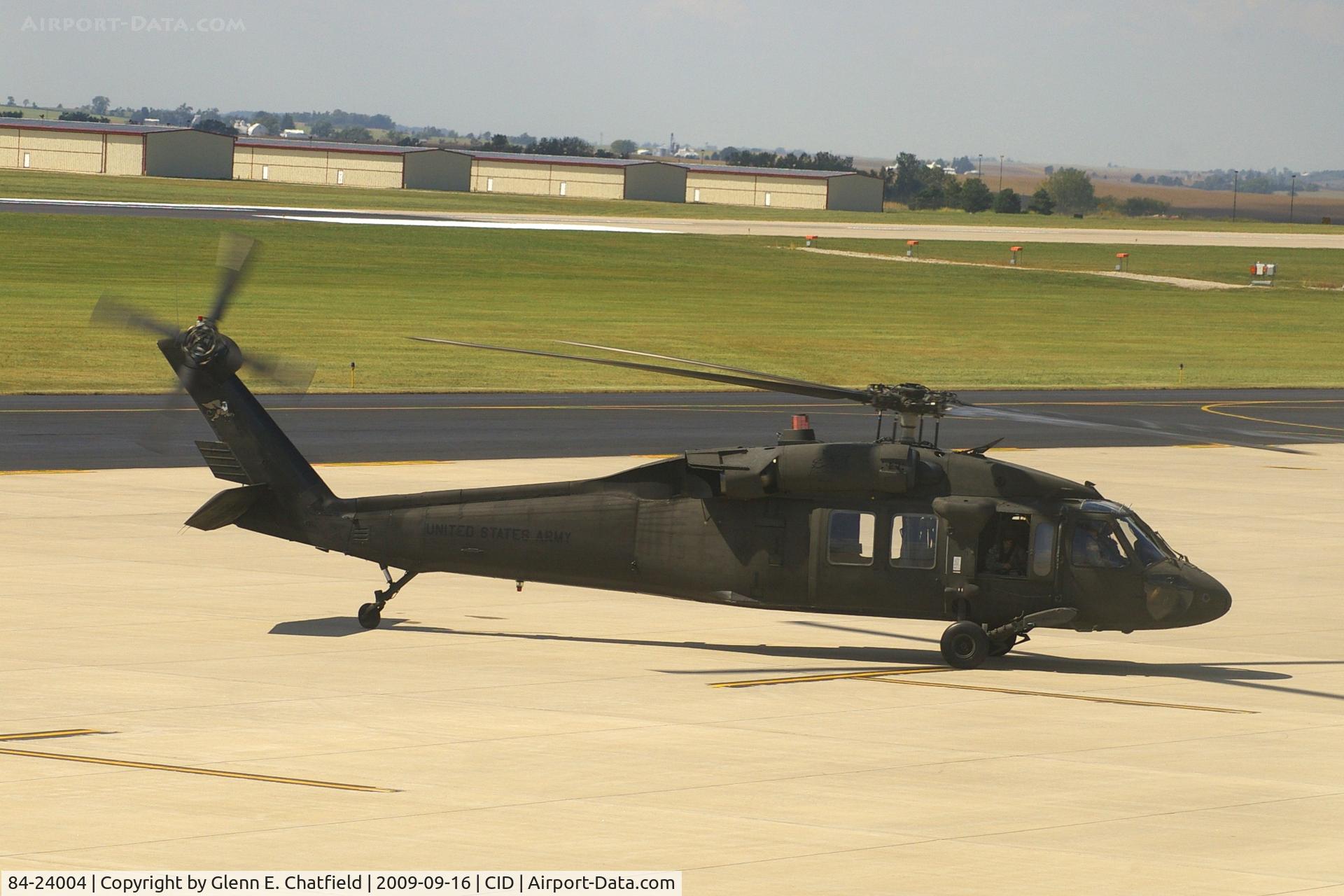 84-24004, 1984 Sikorsky UH-60A Black Hawk C/N 70.845, In front of Landmark FBO