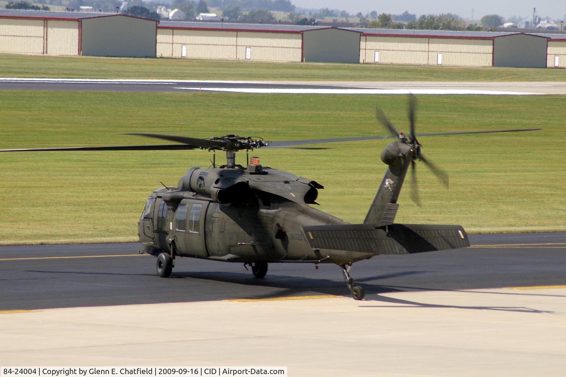 84-24004, 1984 Sikorsky UH-60A Black Hawk C/N 70.845, In front of Landmark FBO