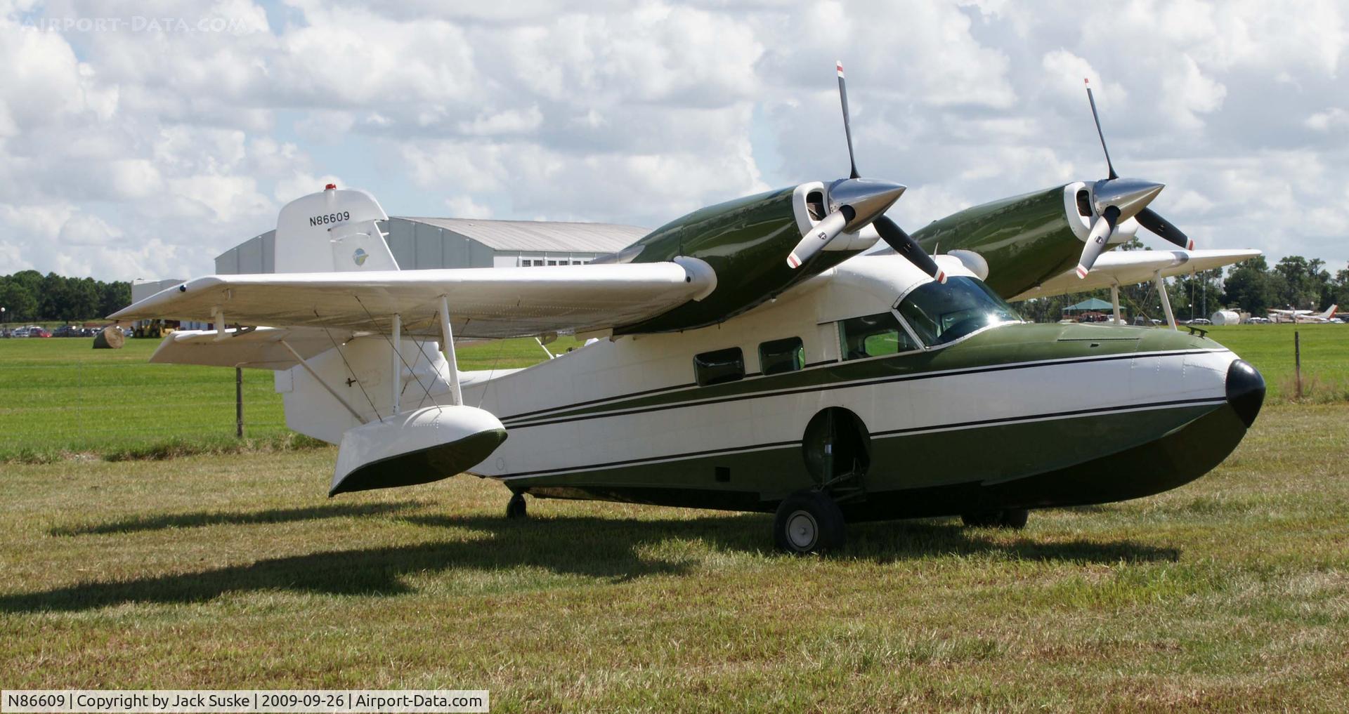 N86609, 1946 Grumman G-44A Widgeon C/N 1435, On the ramp at SPA splash in.
