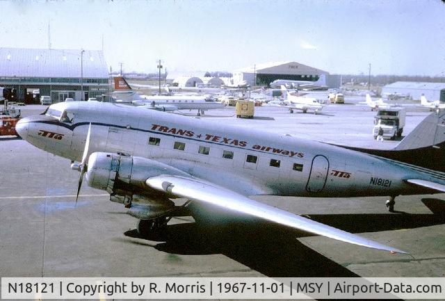 N18121, 1937 Douglas DC-3A (DC-3-201) C/N 1997, Douglas DC-3 @ MSY