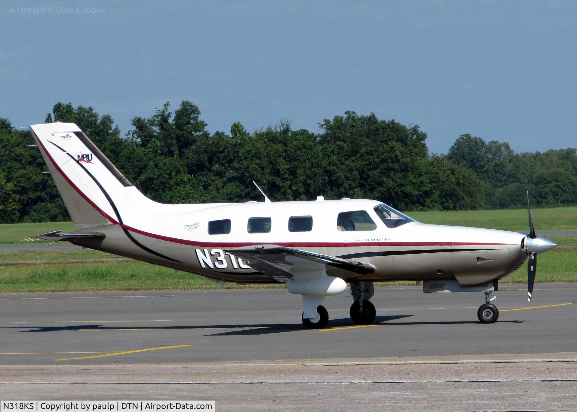 N318KS, 2003 Piper PA-46-350P Malibu Mirage C/N 4636347, At Downtown Shreveport.