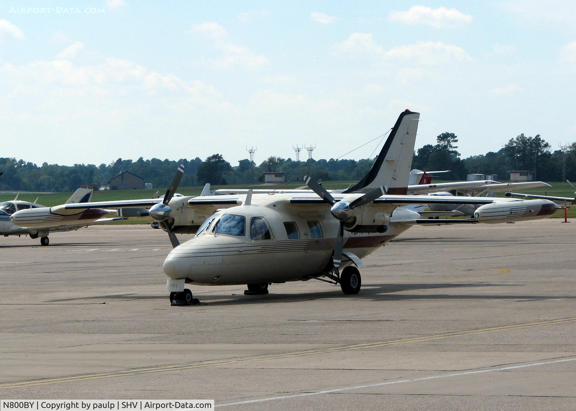 N800BY, 1972 Mitsubishi MU-2B-20 C/N 221, At Shreveport Regional.