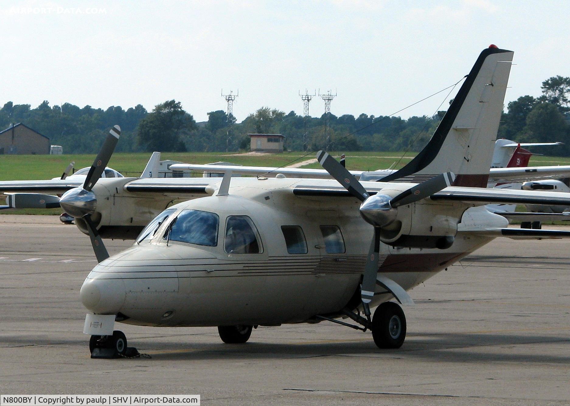 N800BY, 1972 Mitsubishi MU-2B-20 C/N 221, At Shreveport Regional.
