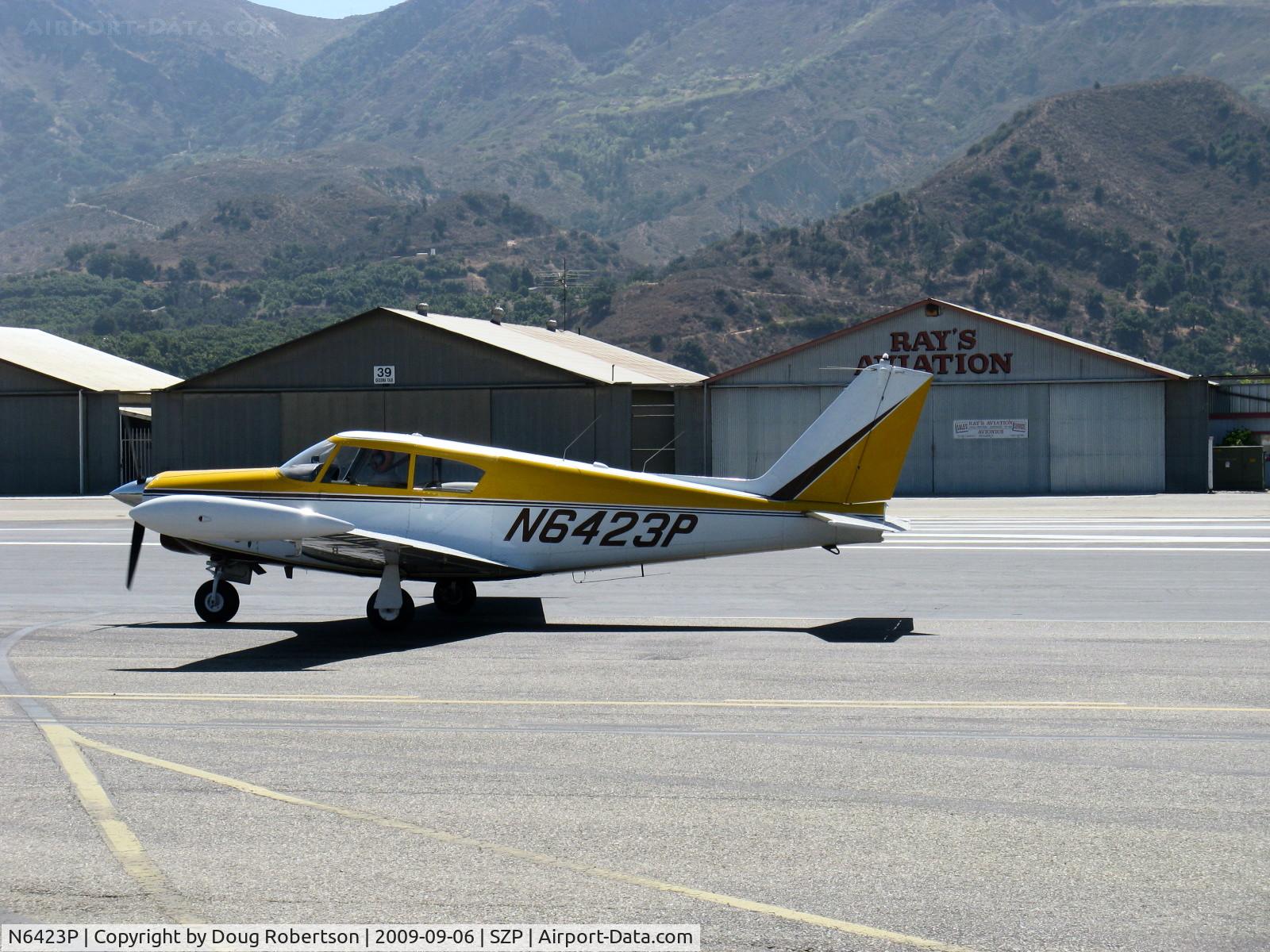 N6423P, 1959 Piper PA-24-250 Comanche C/N 24-1533, 1959 Piper PA-24-250 COMANCHE, Lycoming O-540-A1A5 250 Hp, holding for Rwy 22