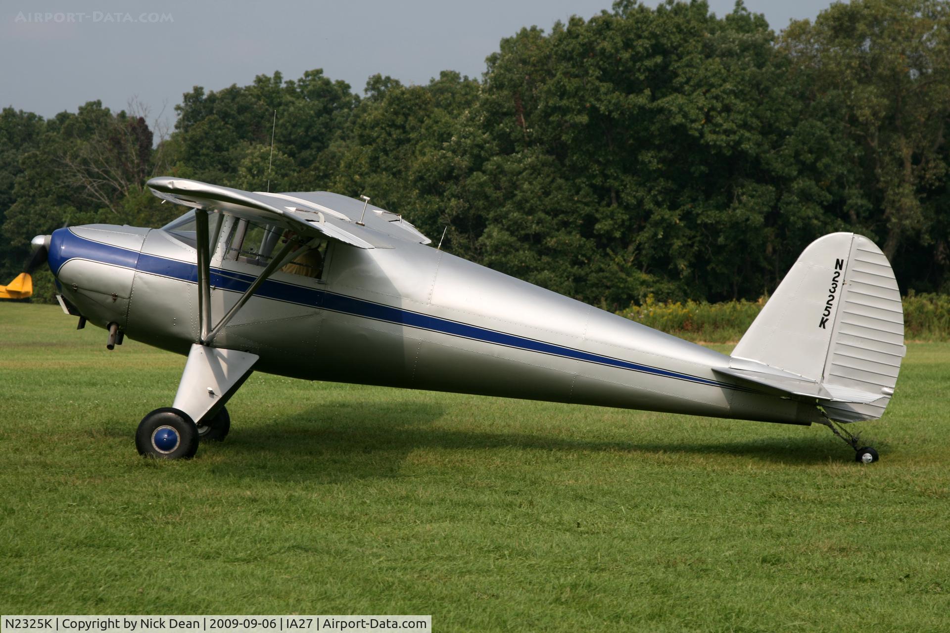 N2325K, 1947 Luscombe 8A C/N 5052, IA27