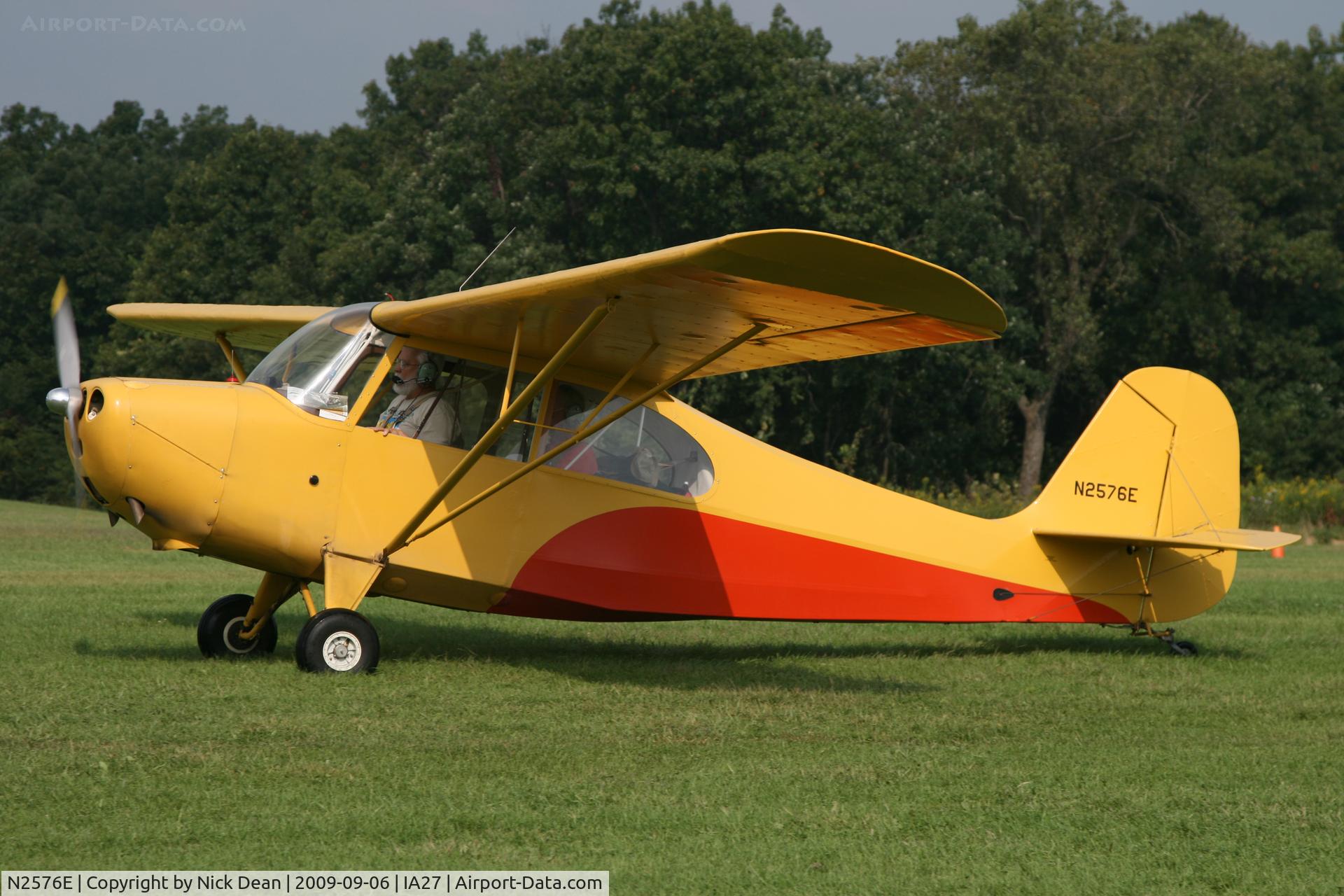 N2576E, 1946 Aeronca 7BCM C/N 7AC-6159, IA27