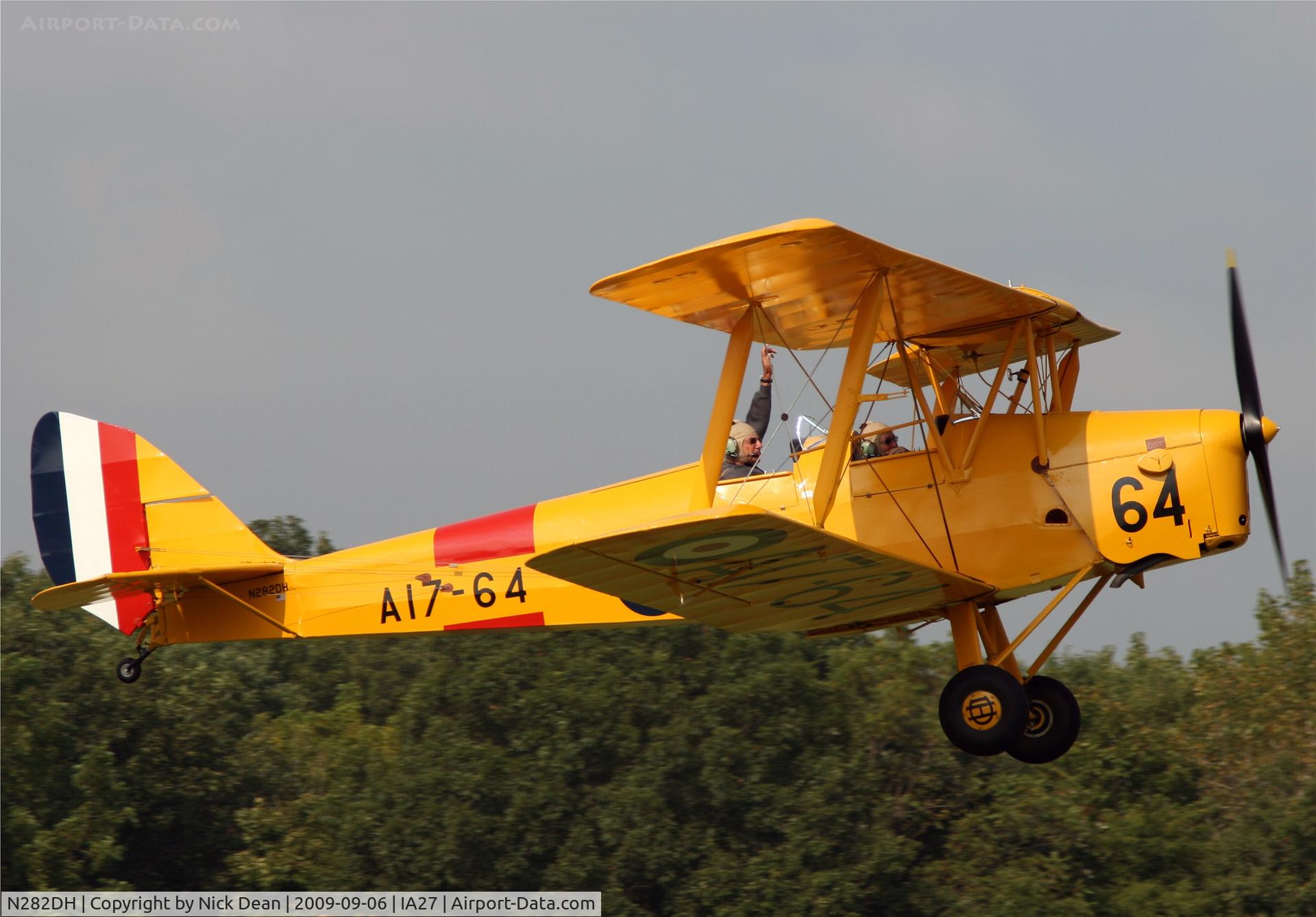 N282DH, 1940 De Havilland Australia DH-82A Tiger Moth C/N DHA61, IA27 The FAA has the Aussie military s/n incorrectly listed as the c/n
