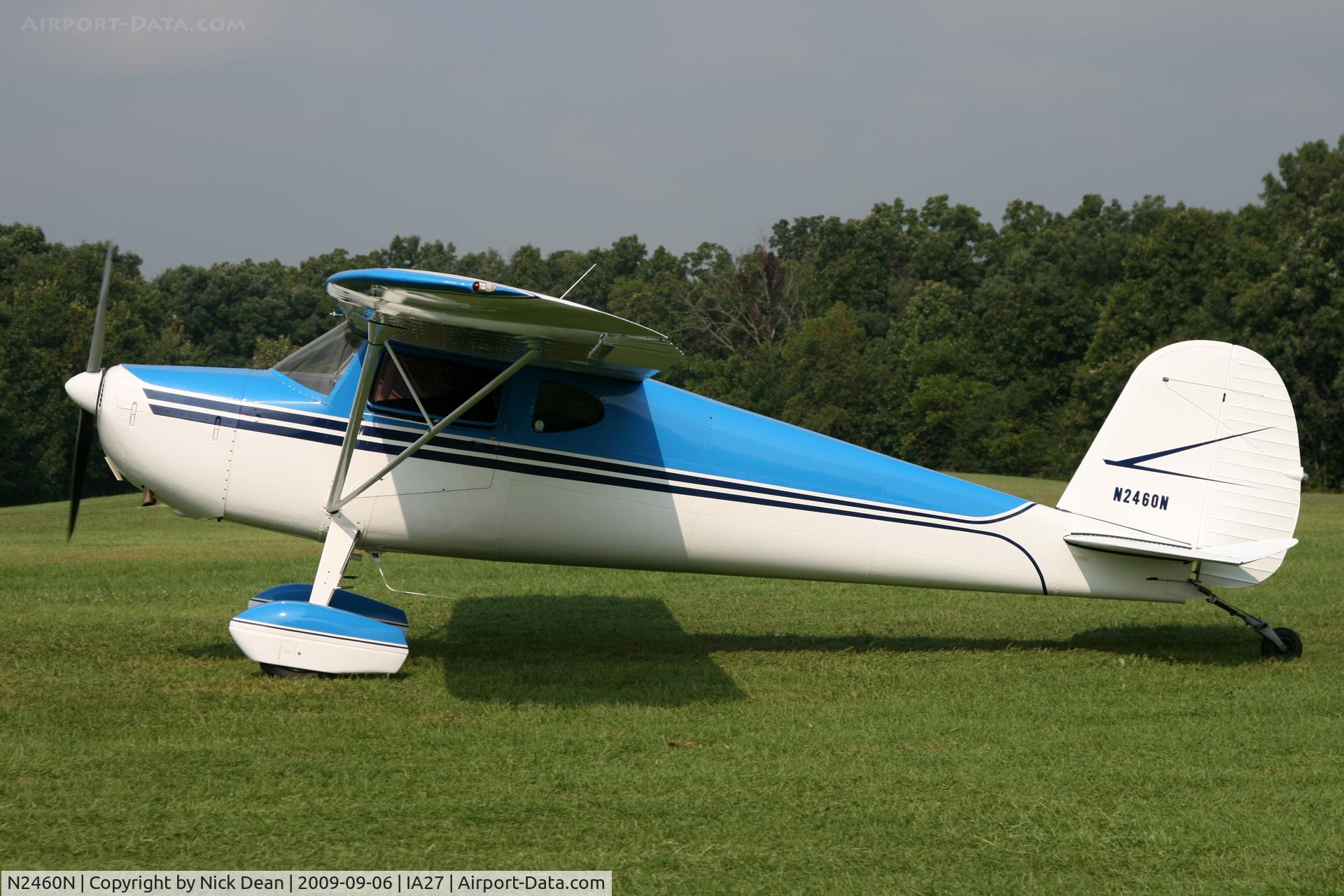 N2460N, 1947 Cessna 120 C/N 12713, IA27
