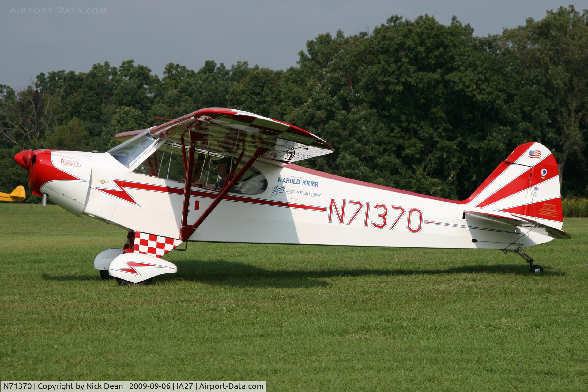 N71370, 1946 Piper J3C-65 Cub Cub C/N 22167, IA27