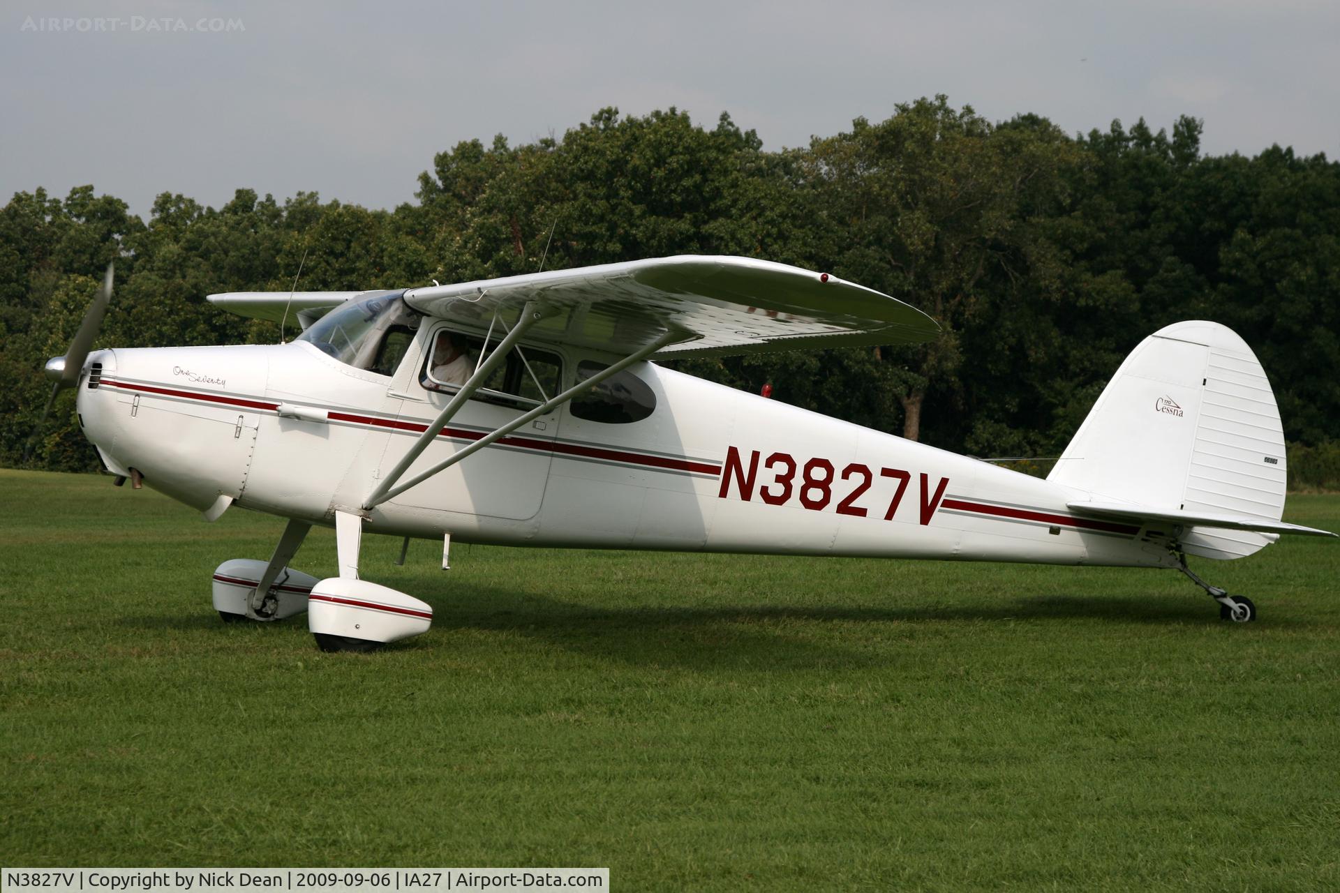 N3827V, 1948 Cessna 170 C/N 18685, IA27