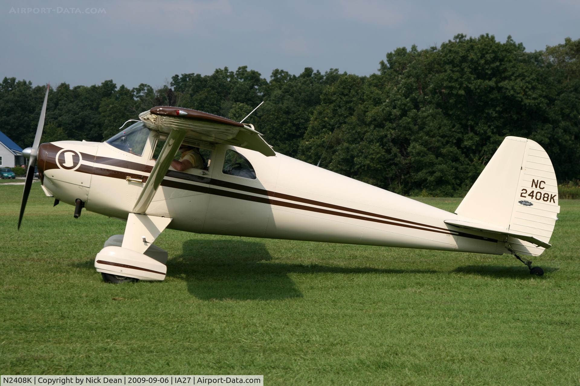 N2408K, 1947 Silvaire Luscombe 8E C/N 5135, IA27