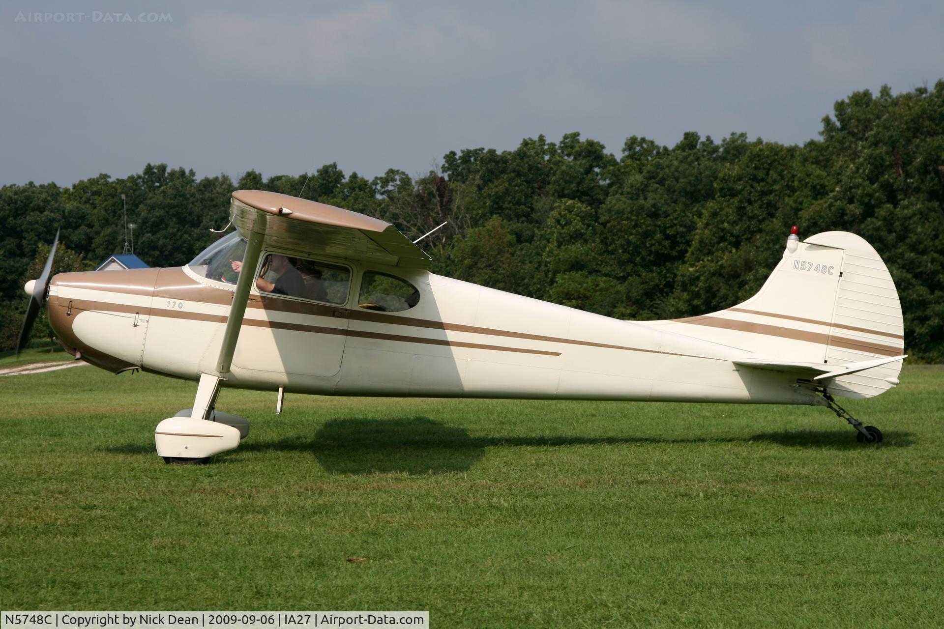 N5748C, 1950 Cessna 170A C/N 19702, IA27