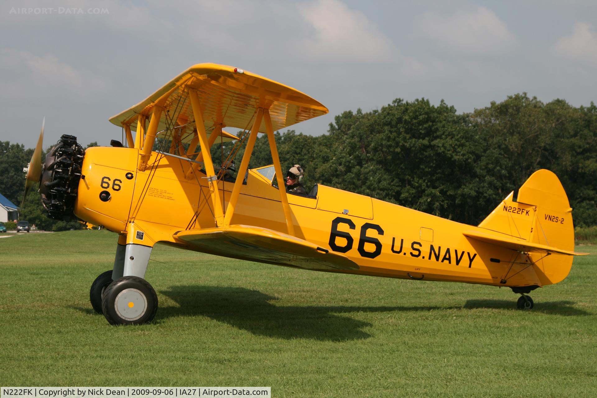 N222FK, 1943 Boeing A75 C/N 75-4559, IA27