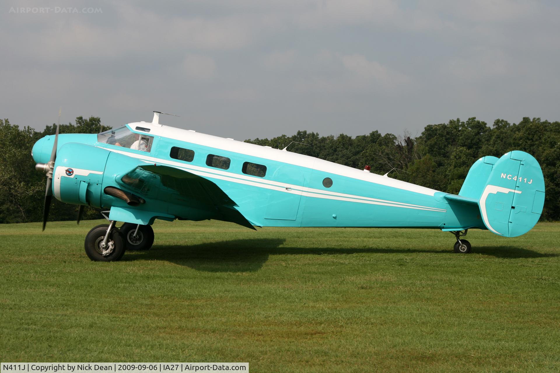N411J, 1953 Beech D18S C/N A-967, IA27