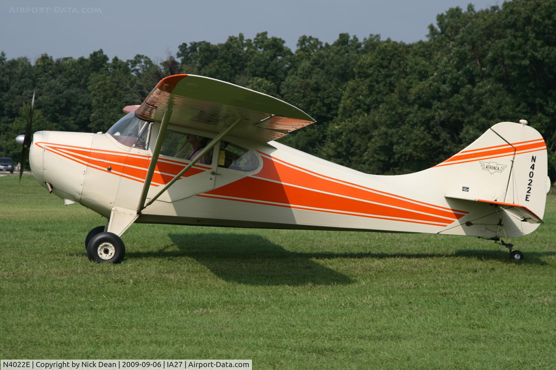 N4022E, 1947 Aeronca 11BC Chief C/N 11BC-110, IA27