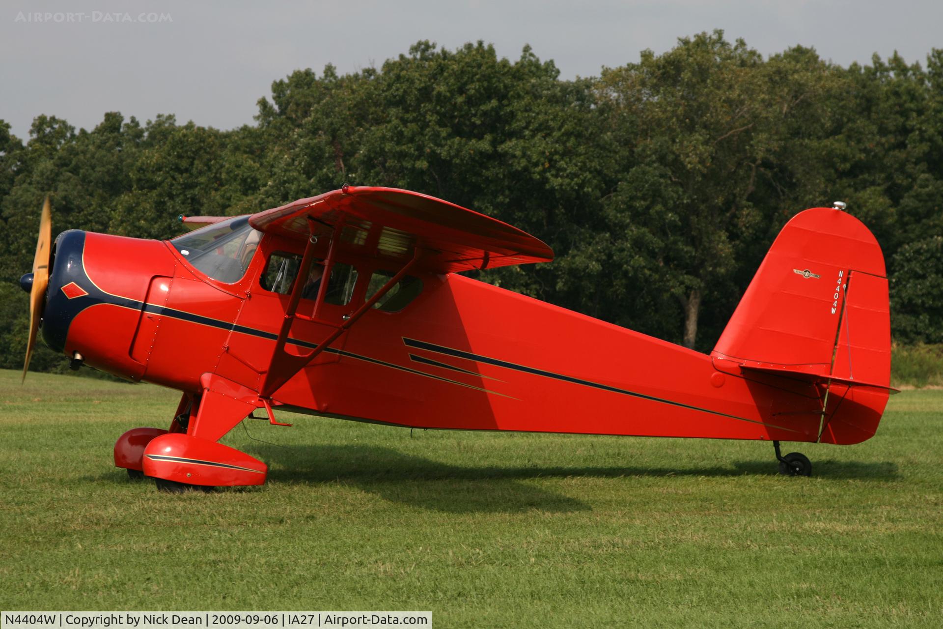 N4404W, Rearwin Cloudster 8135 C/N 828, IA27