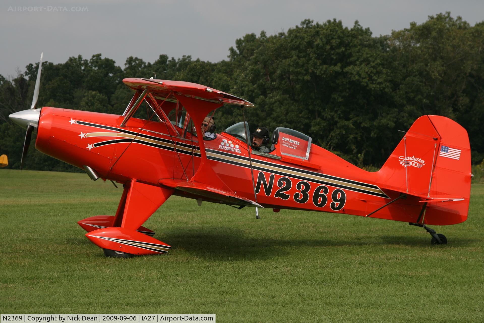 N2369, 1973 Stolp SA-300 Starduster Too C/N DB-1, IA27