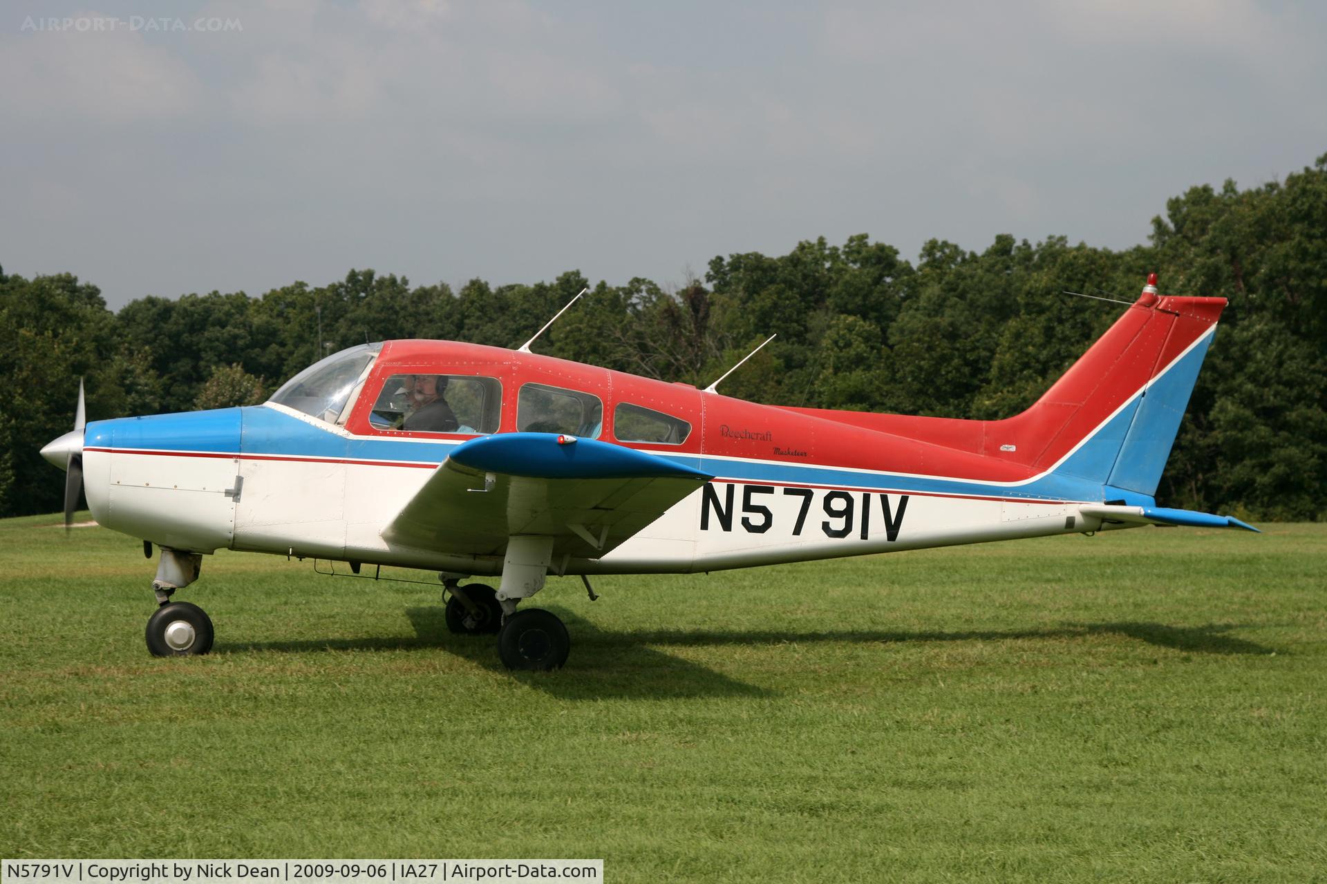 N5791V, 1966 Beech A23A C/N M-971, IA27