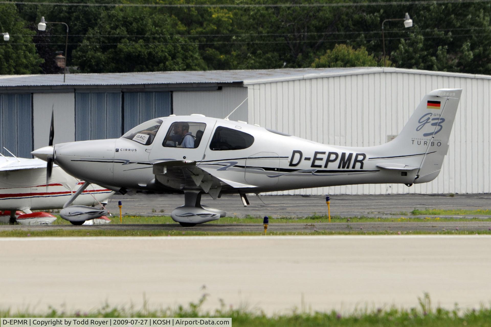 D-EPMR, 2008 Cirrus SR22 G3 GTS Turbo C/N 3112, Landing 27 at OSH