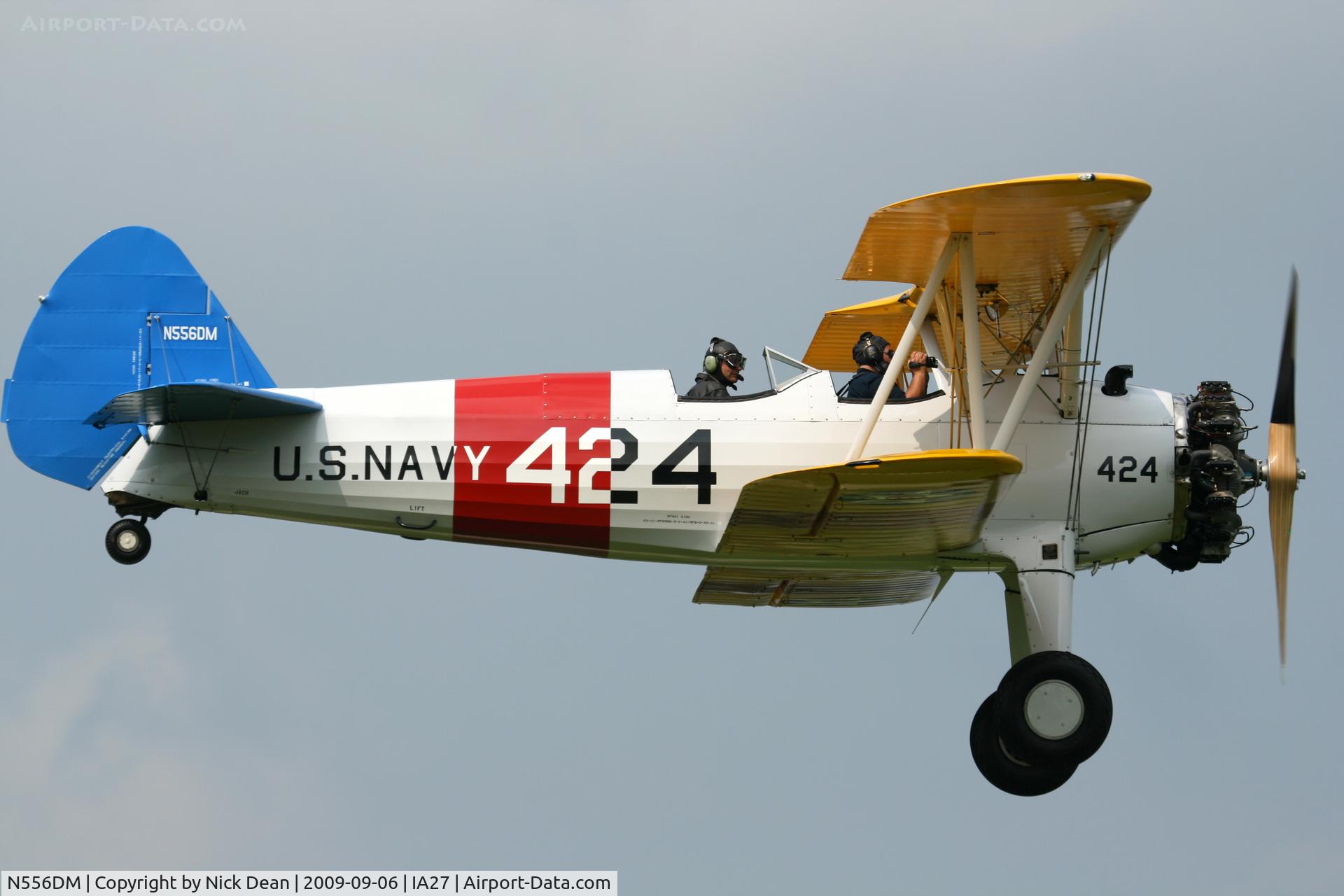 N556DM, 1943 Boeing B75N1 C/N 75-7581, IA27