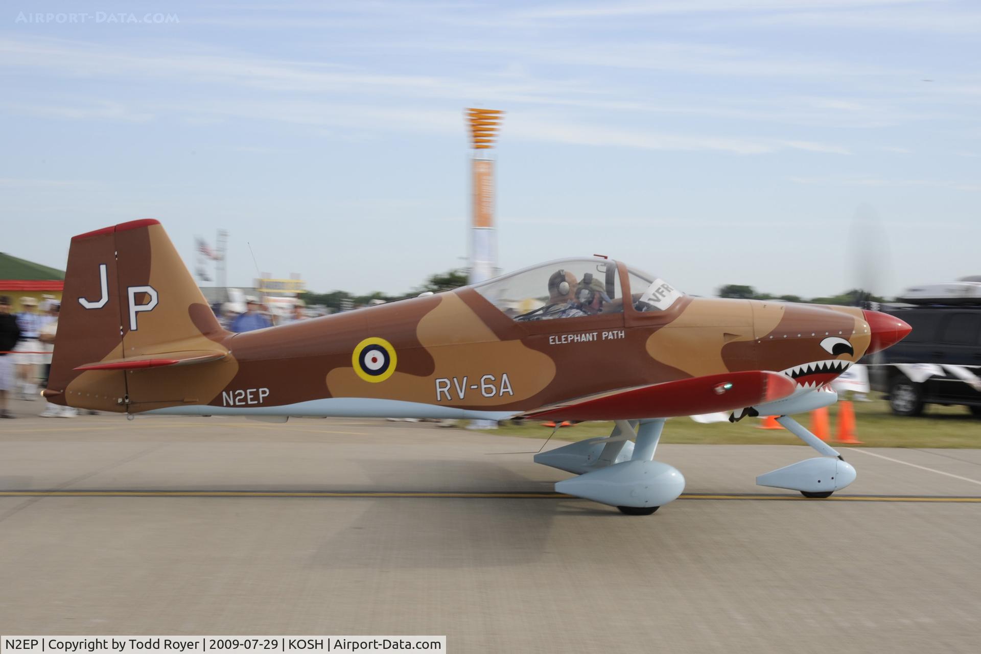 N2EP, 1999 Vans RV-6A C/N 60105, Taxi for departure