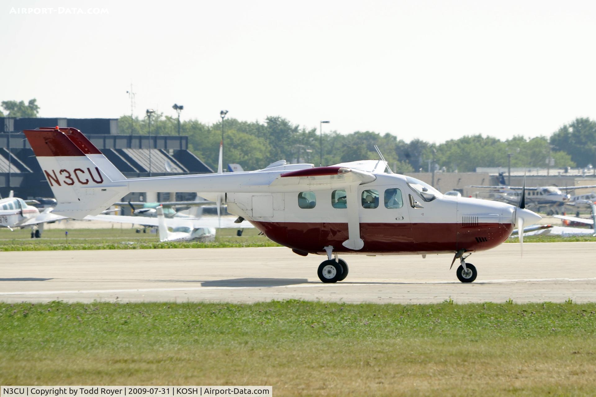 N3CU, 1972 Cessna T337G Turbo Super Skymaster C/N P3370063, Taxi to parking