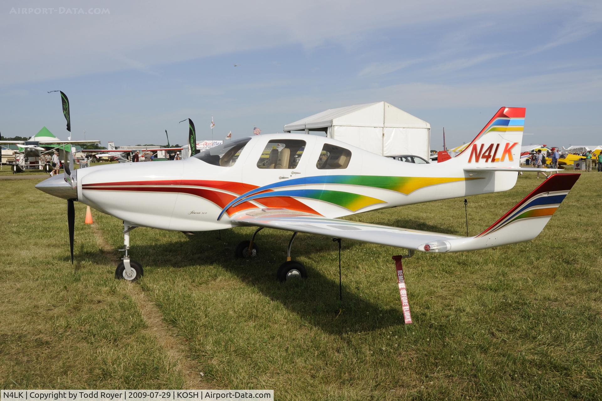 N4LK, 2006 Lancair IV-P C/N LIV-534, Oshkosh EAA Fly-in 2009