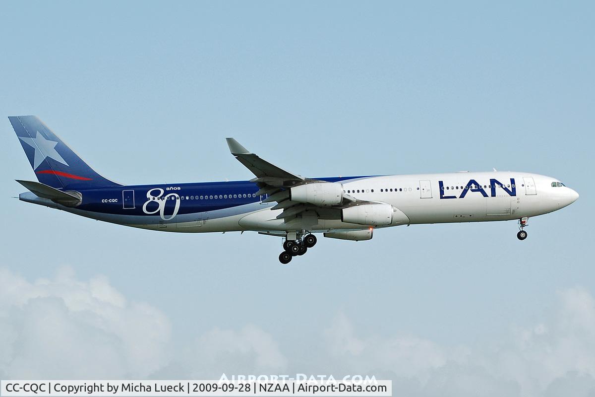 CC-CQC, 2000 Airbus A340-313X C/N 363, At Auckland