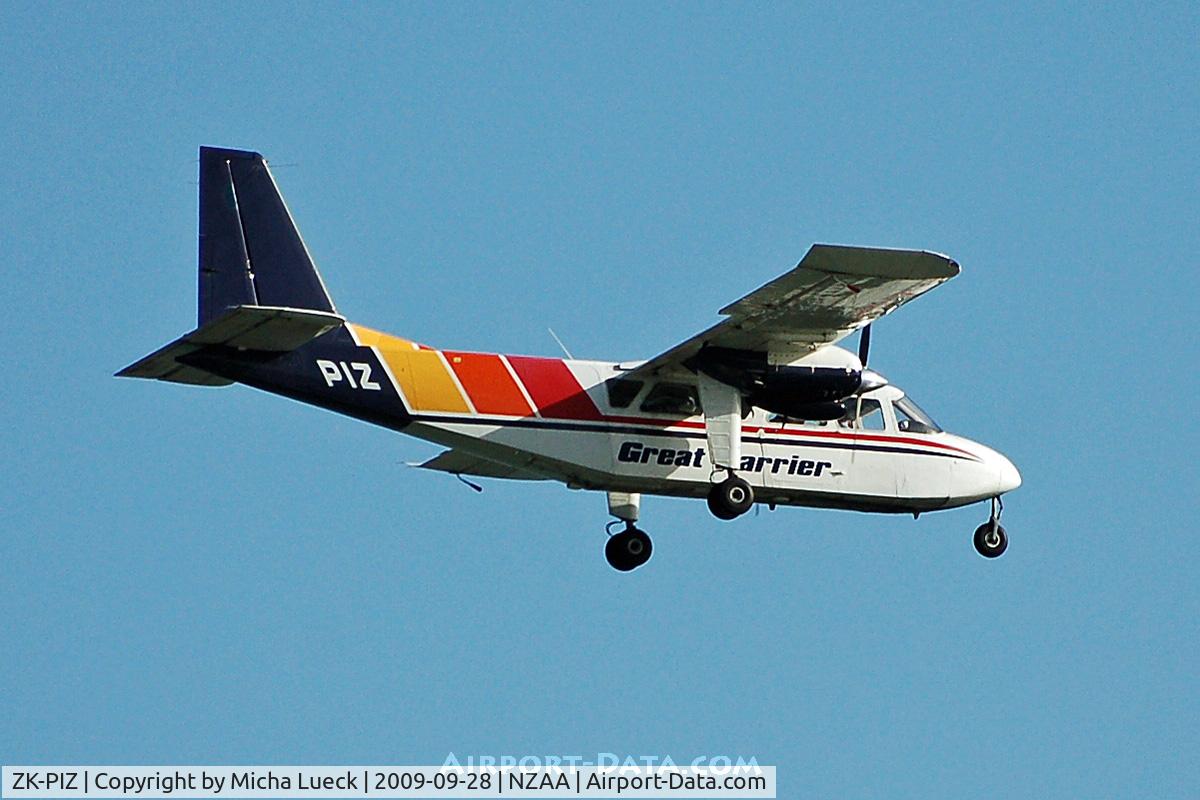 ZK-PIZ, 1977 Britten-Norman BN-2A-26 Islander C/N 2012, At Auckland