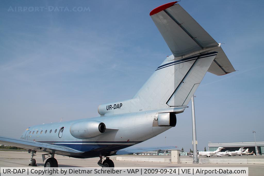 UR-DAP, 1975 Yakovlev Yak-40 C/N 9521241, Aerocharter Yakovlev 40