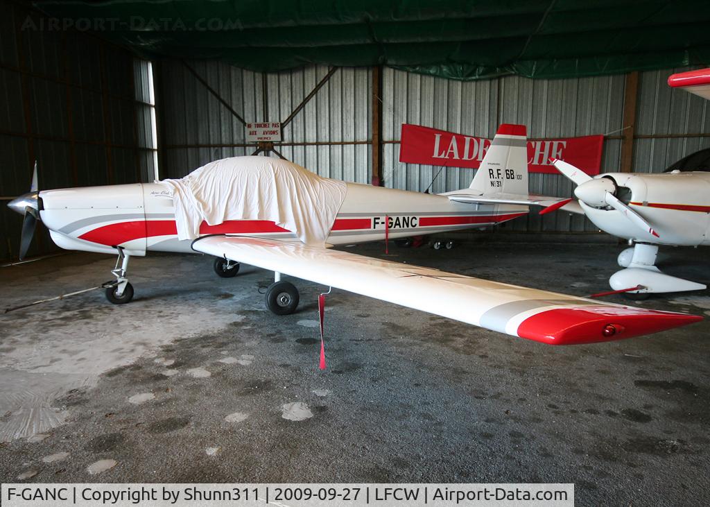 F-GANC, Fournier RF-6B-100 C/N 31, Parked in the hangar...