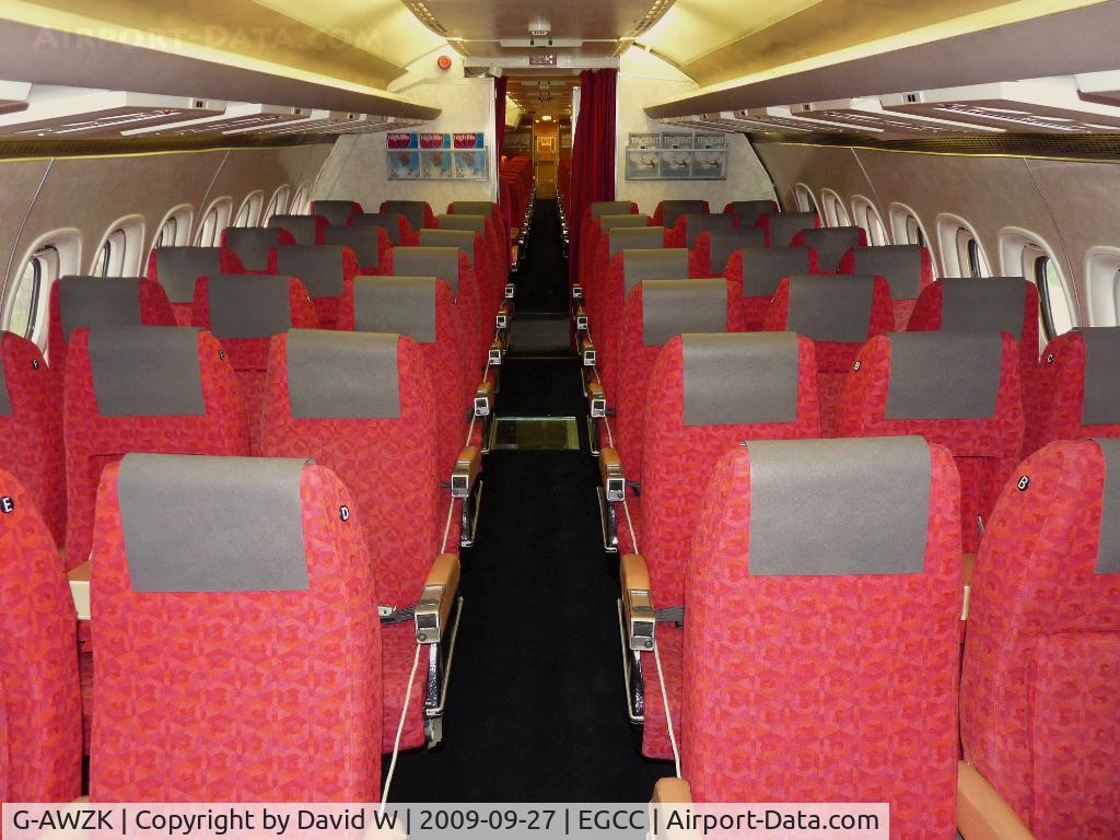 G-AWZK, 1971 Hawker Siddeley HS-121 Trident 3B-101 C/N 2312, on display